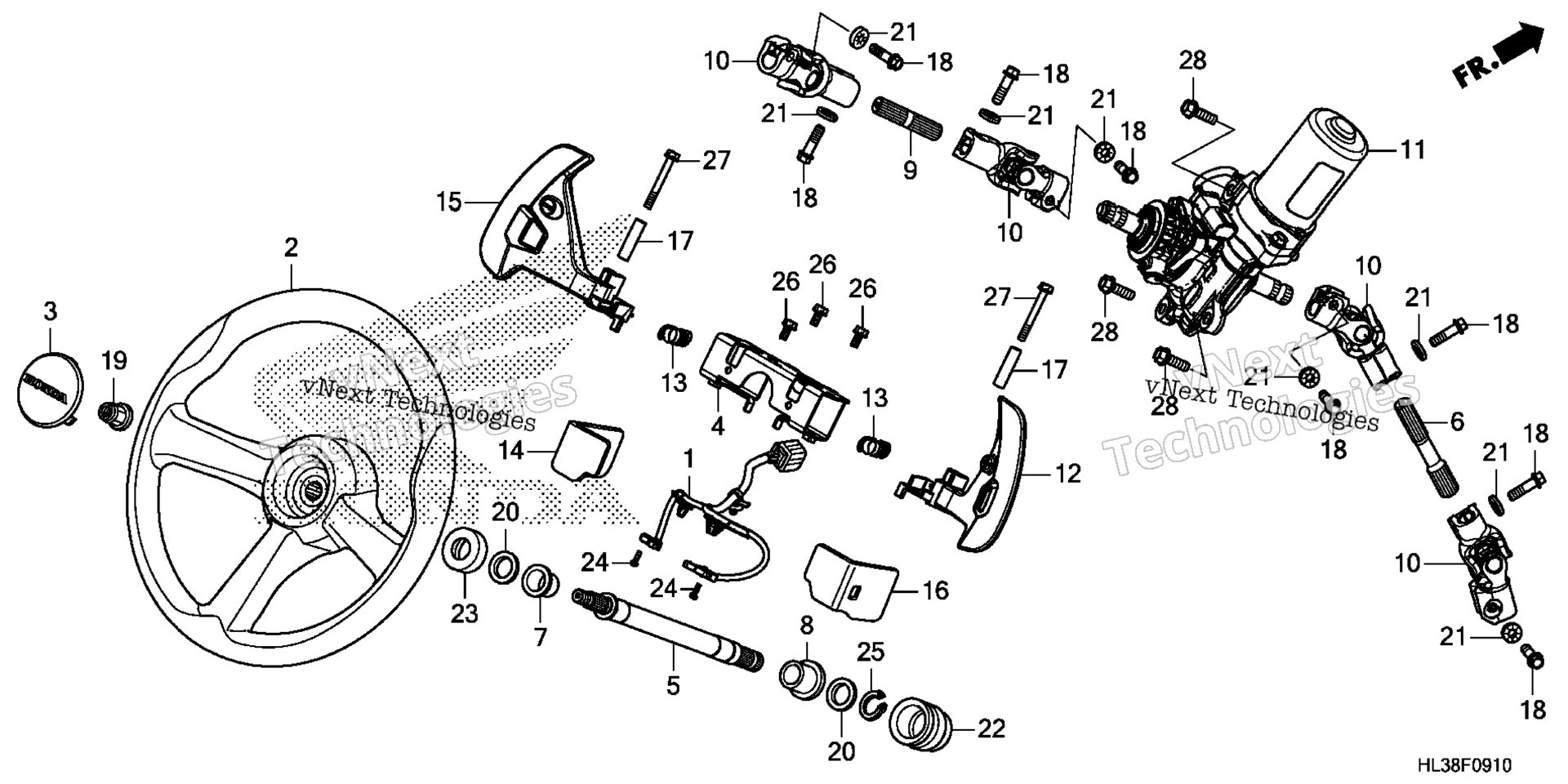 Рулевое управление WHEEL / STEERING SHAFT (2)