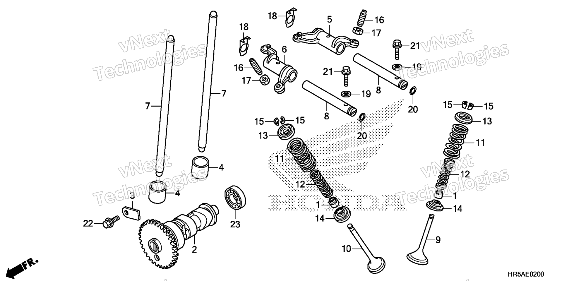 CAMSHAFT / клапан