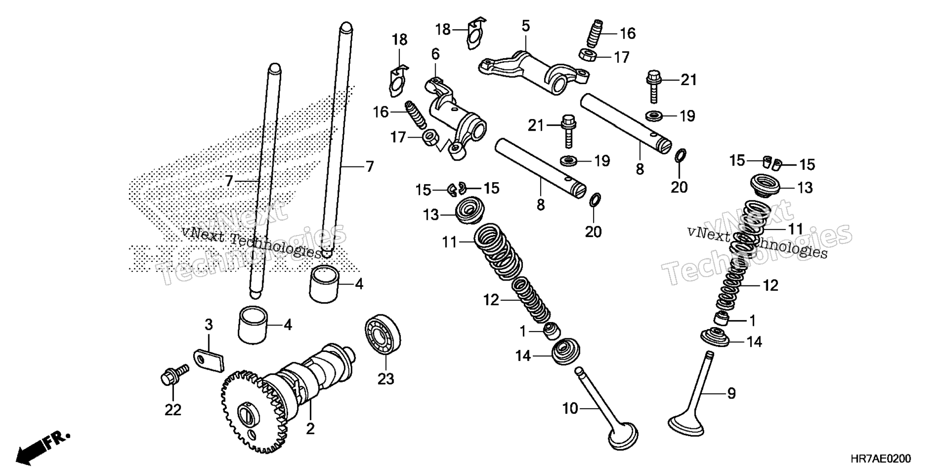CAMSHAFT / клапан