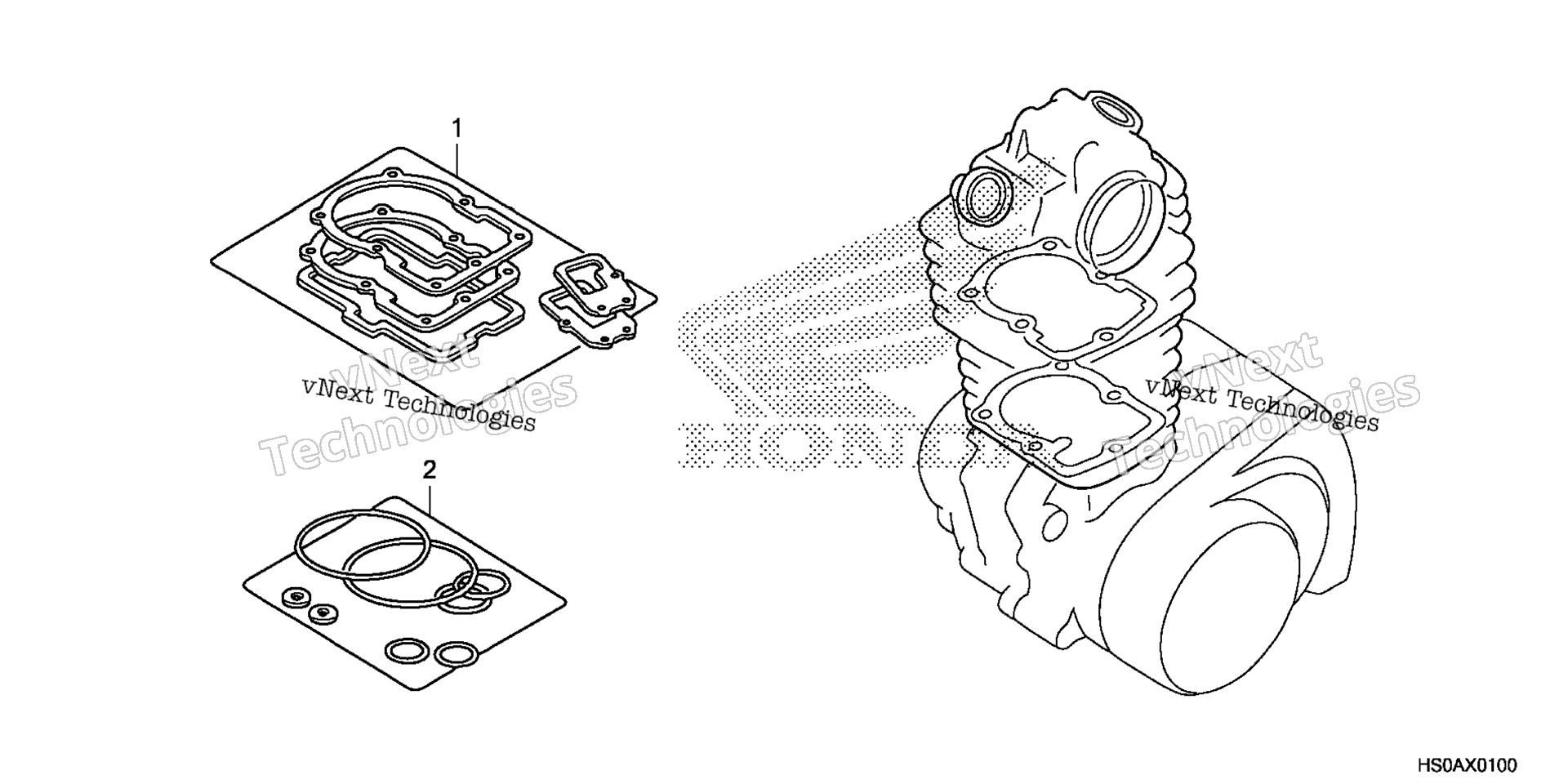 GASKET комплект A