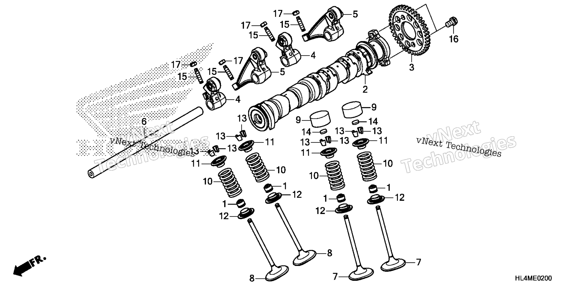 CAMSHAFT / клапан