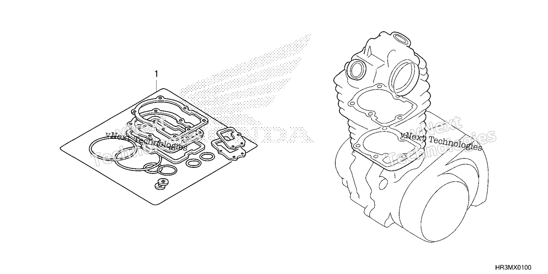 GASKET комплект A