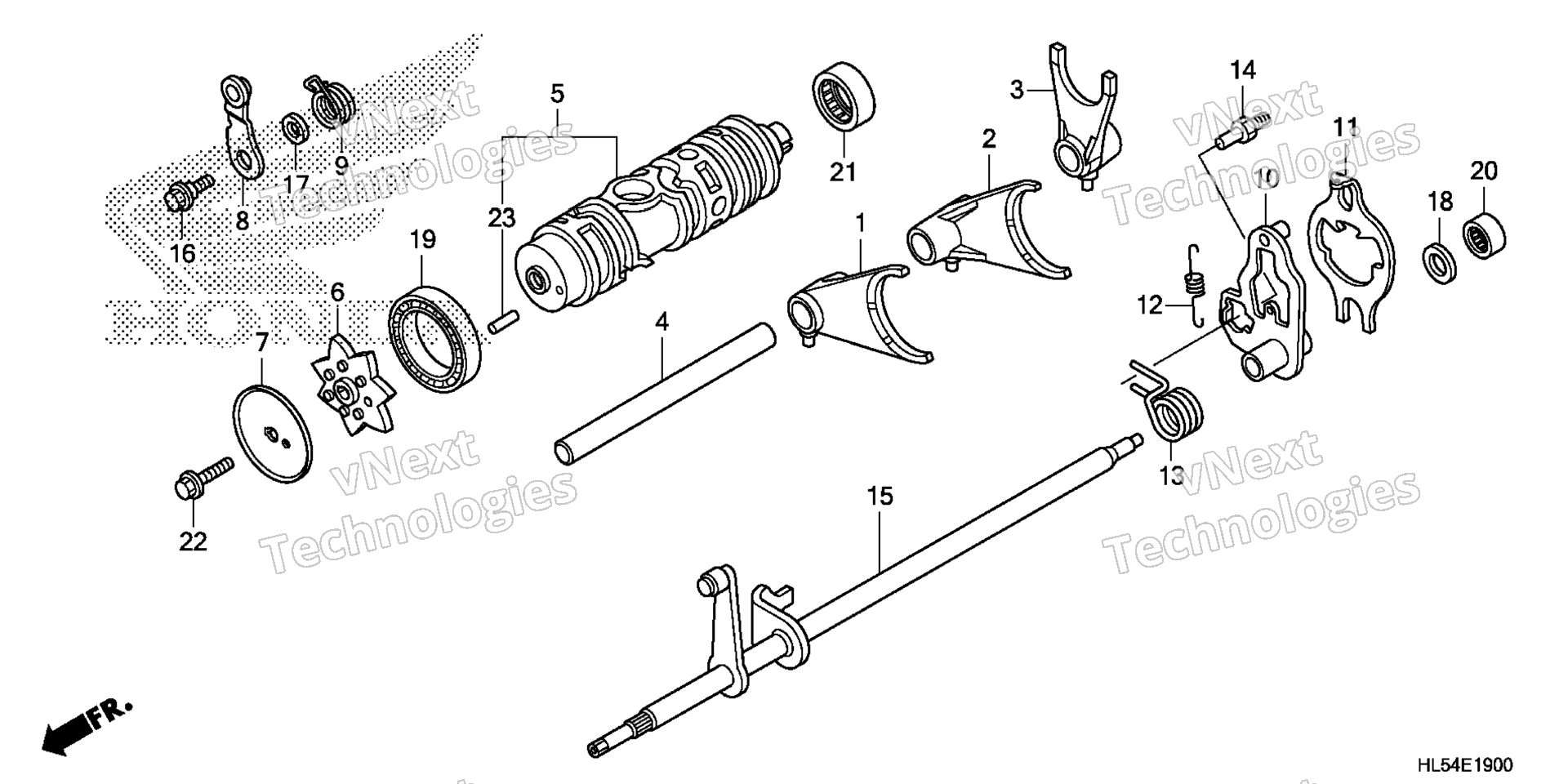 GEARSHIFT вилка