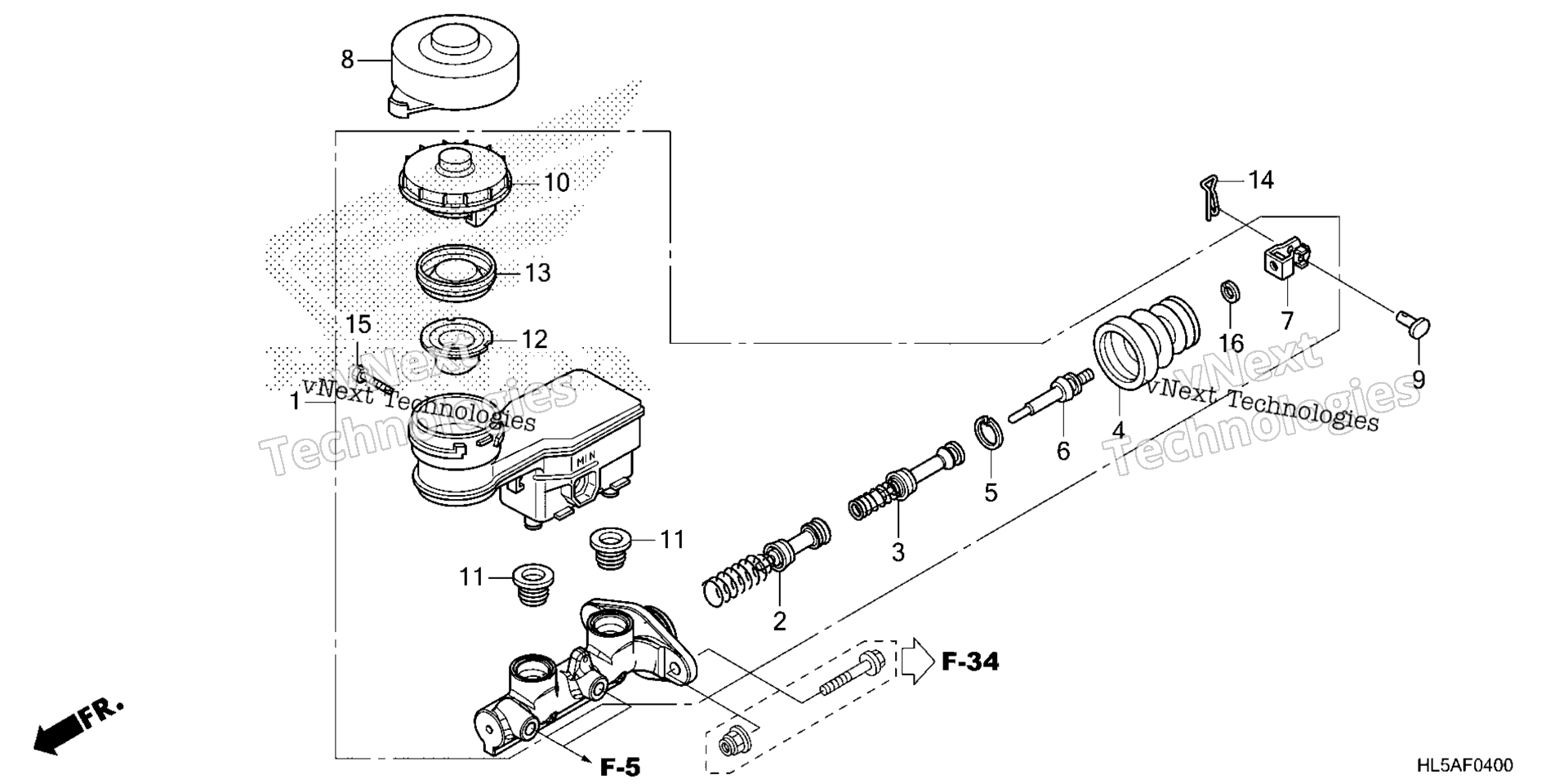 Тормоз MASTER CYLINDER
