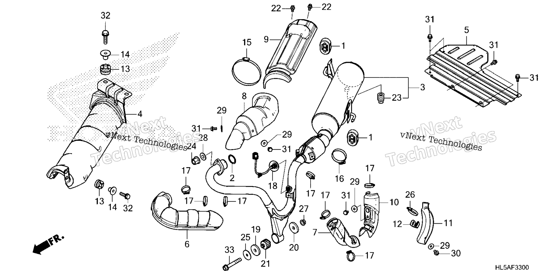 Выхлопная система MUFFLER (1)