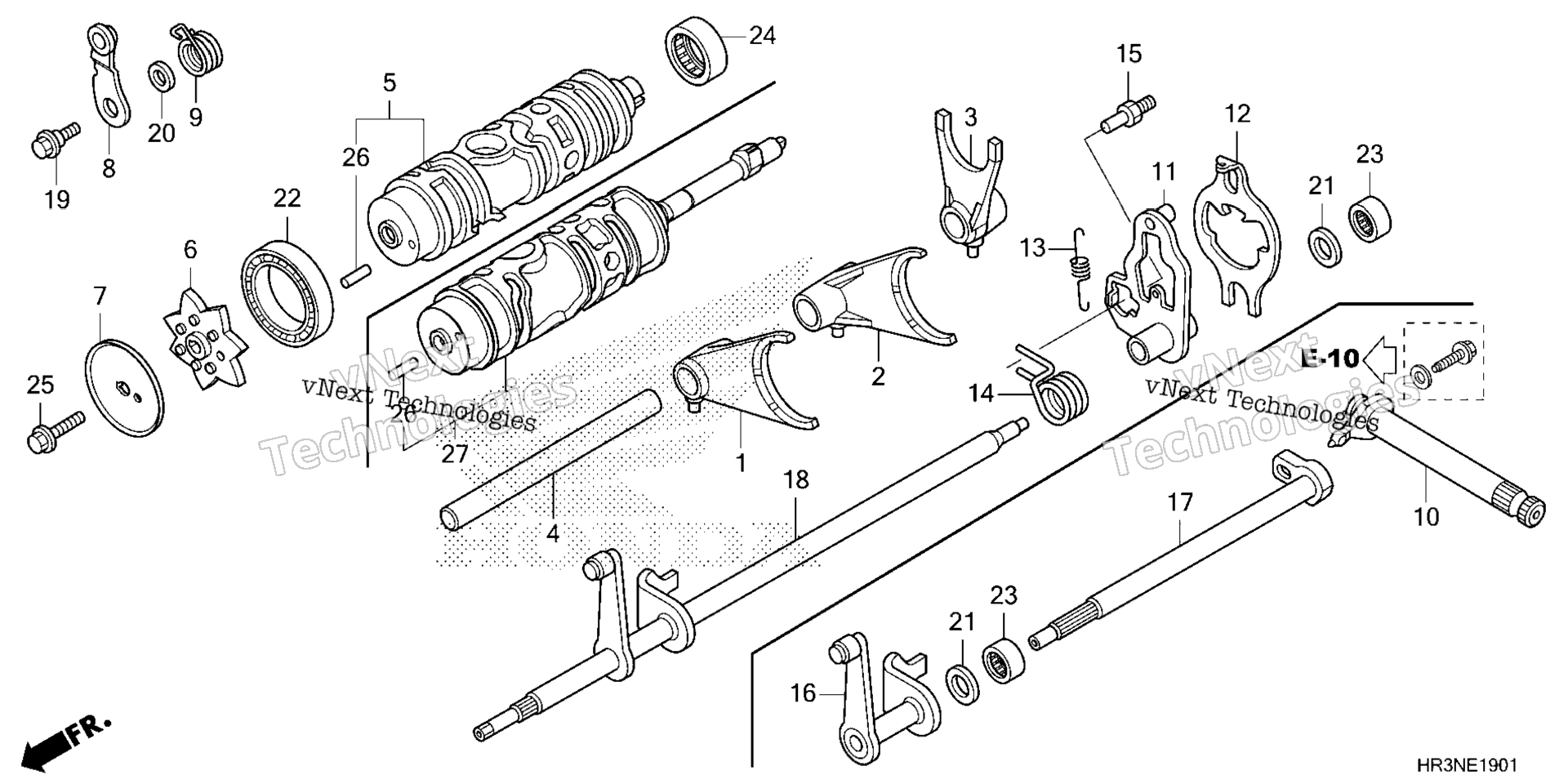 GEARSHIFT вилка (2)