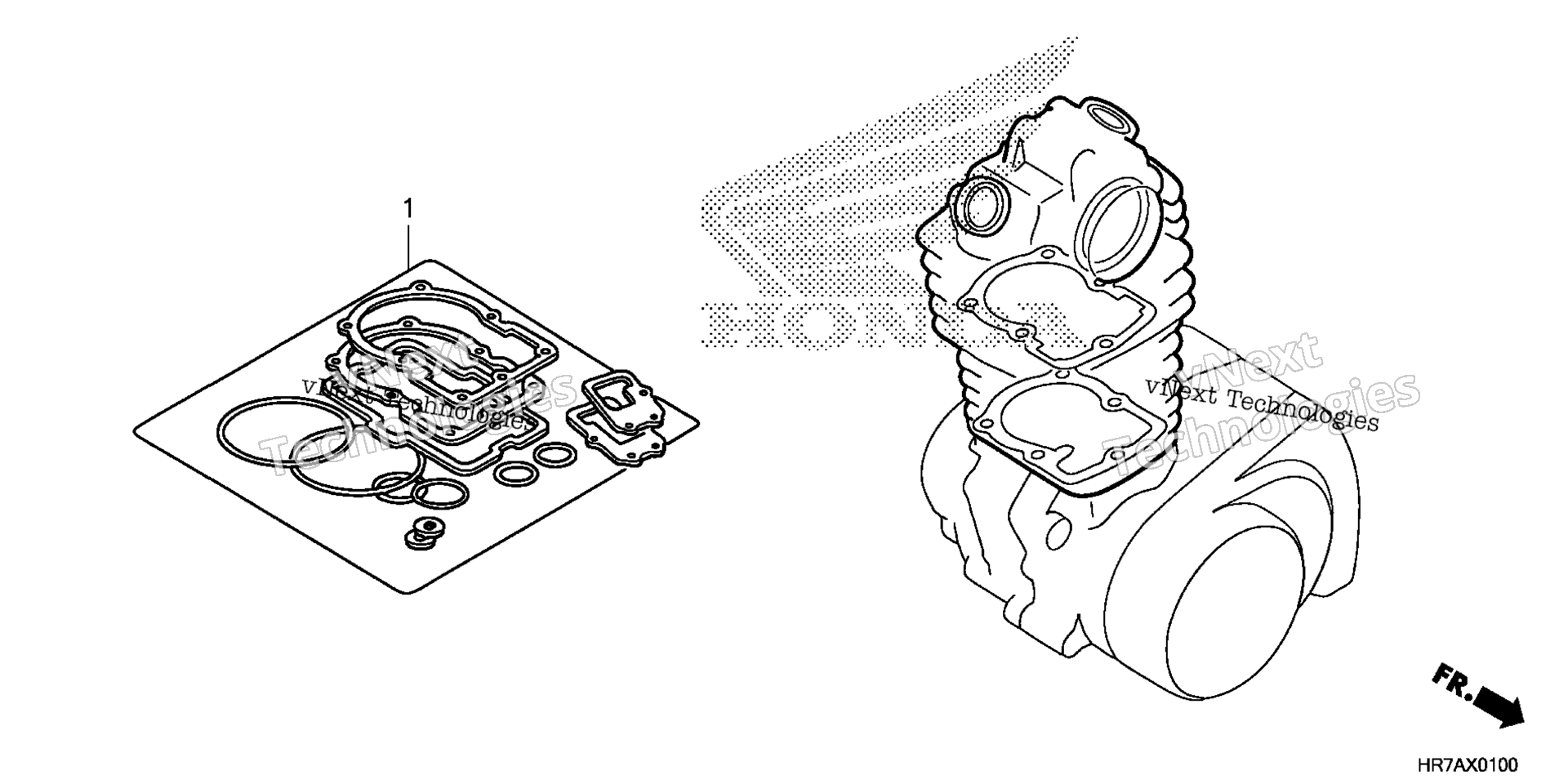 GASKET комплект A