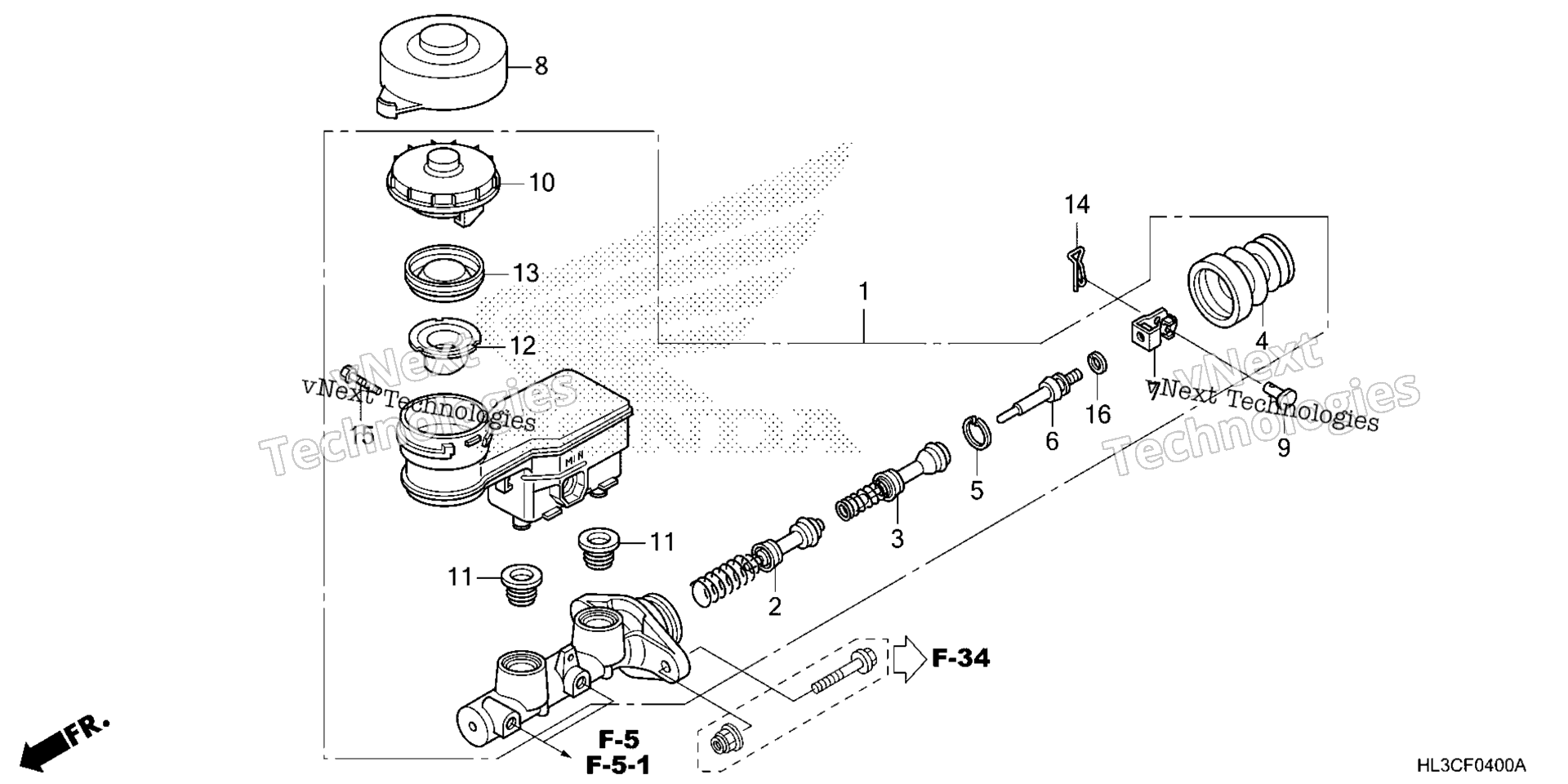 Тормоз MASTER CYLINDER