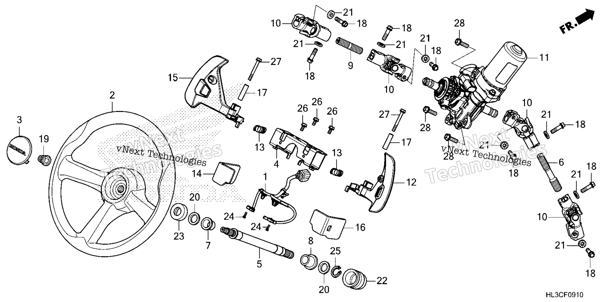 Рулевое управление WHEEL / STEERING SHAFT (2)