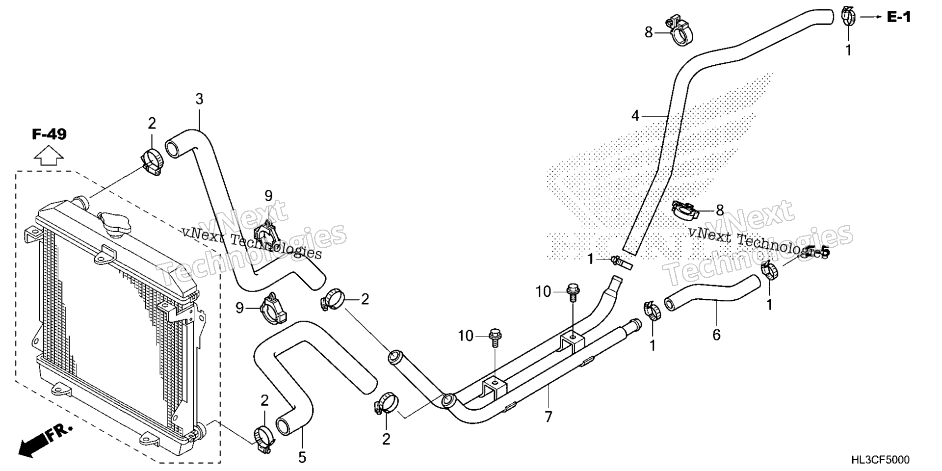 Система охлаждения PIPE / WATER HOSE