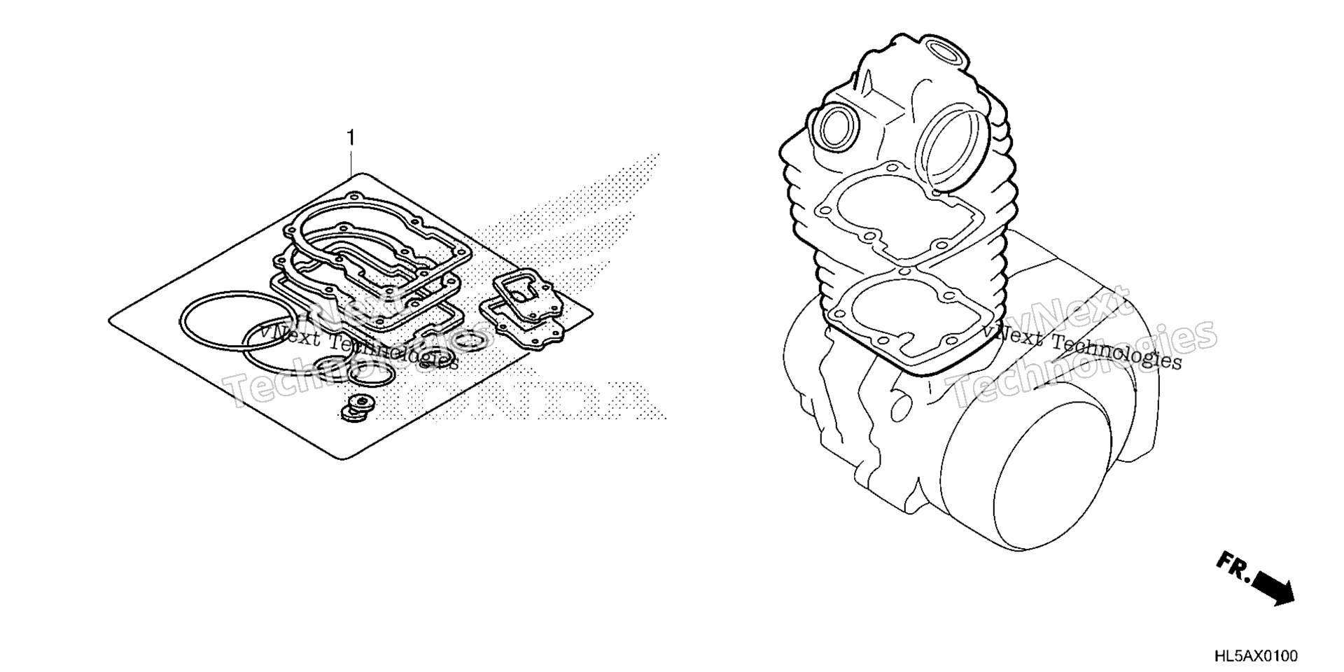 GASKET комплект A