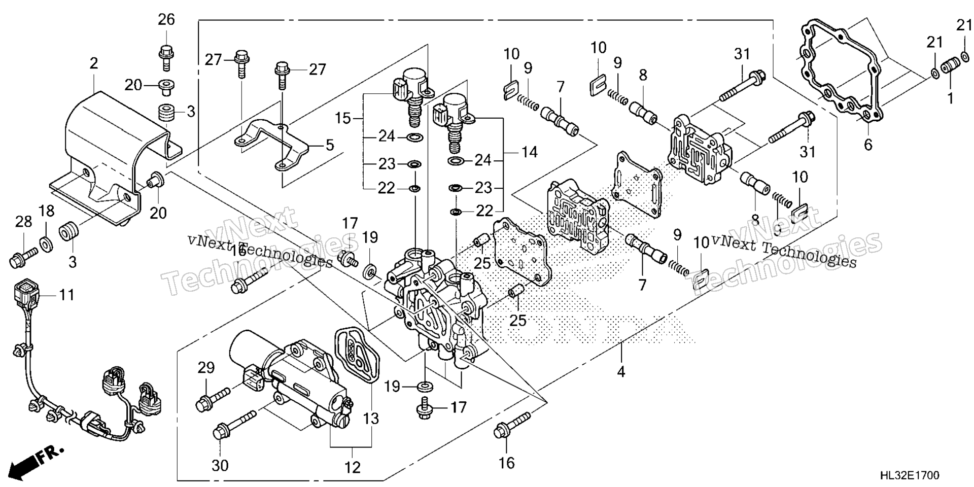 Основной VALVE BODY