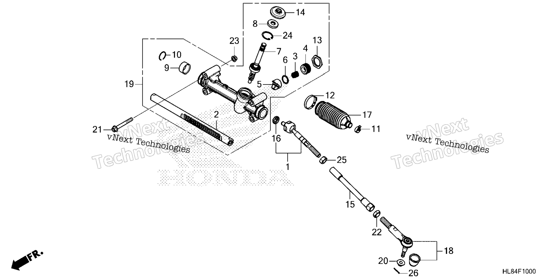 Рулевое управление GEAR BOX / TIE ROD