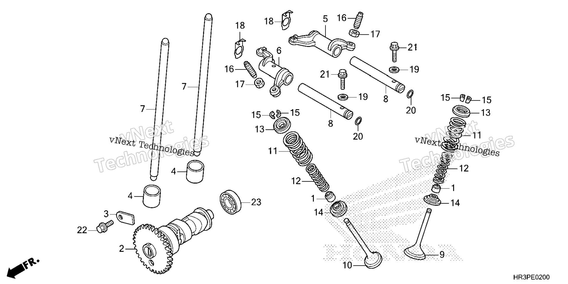 CAMSHAFT / клапан