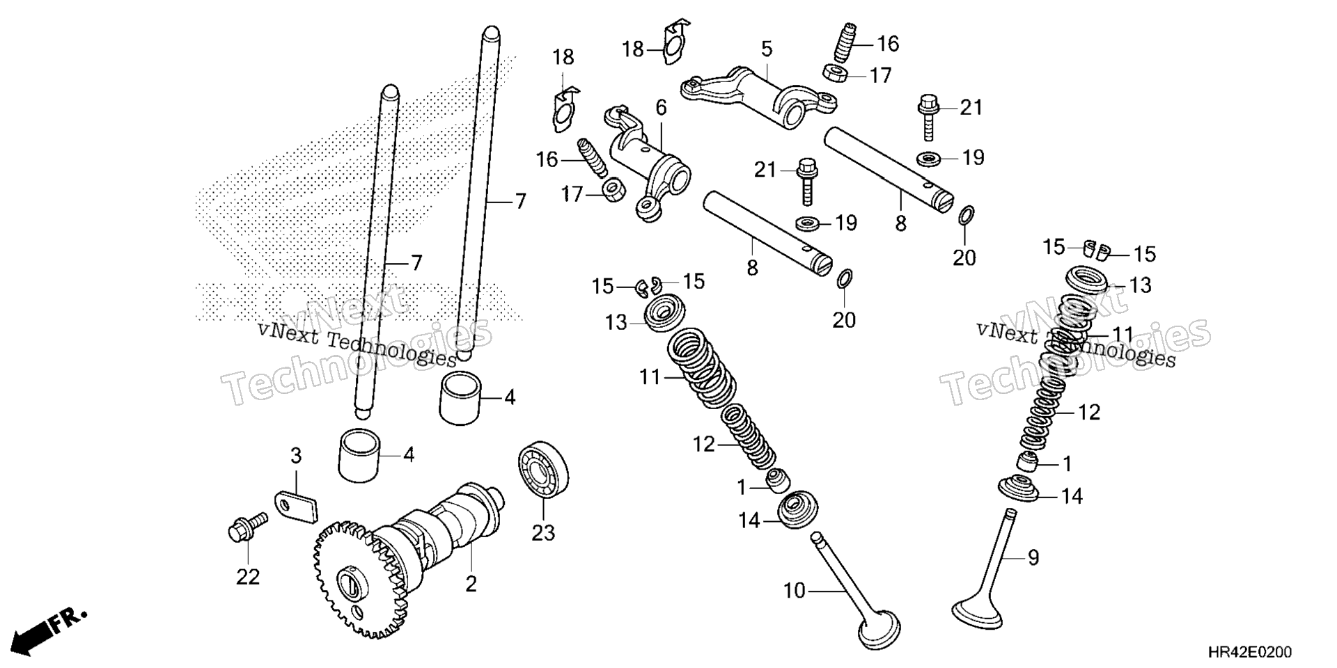 CAMSHAFT / клапан
