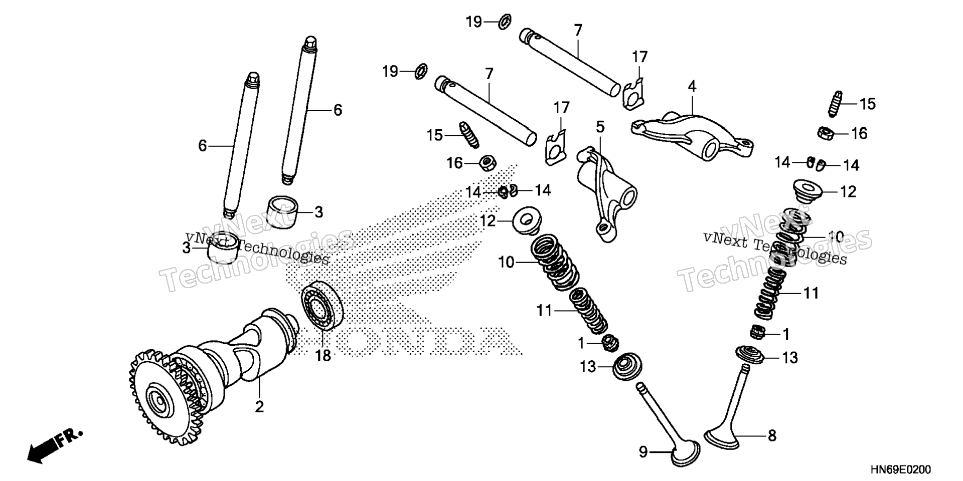 CAMSHAFT / клапан