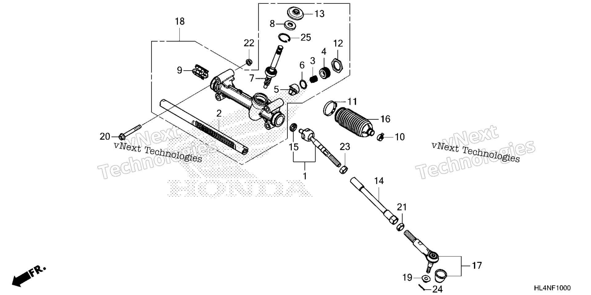 Рулевое управление GEAR BOX / TIE ROD