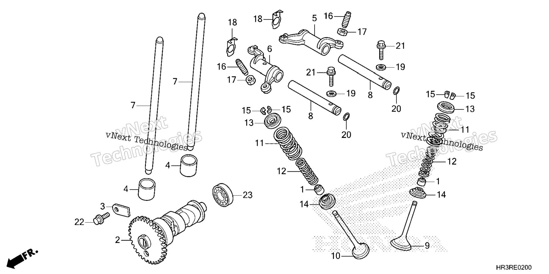 CAMSHAFT / клапан
