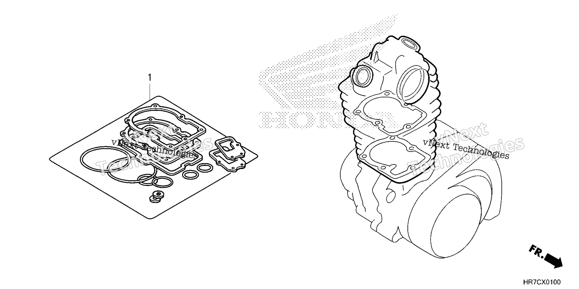 GASKET комплект A