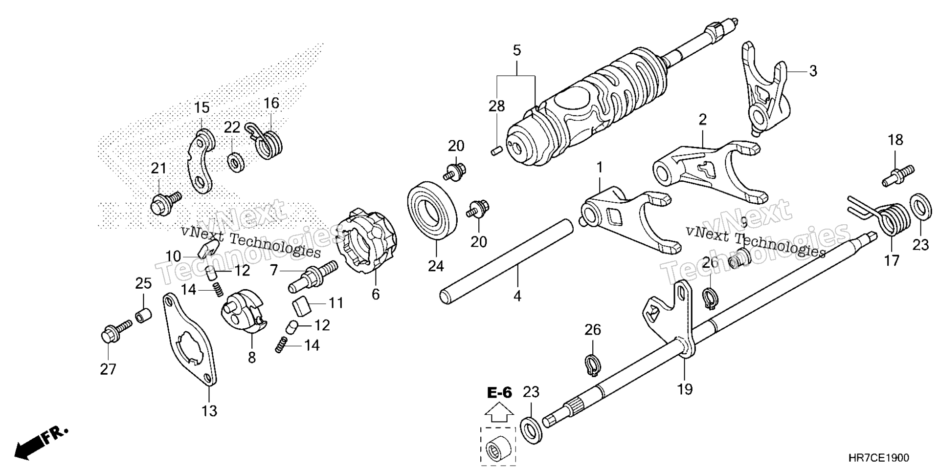 GEARSHIFT вилка