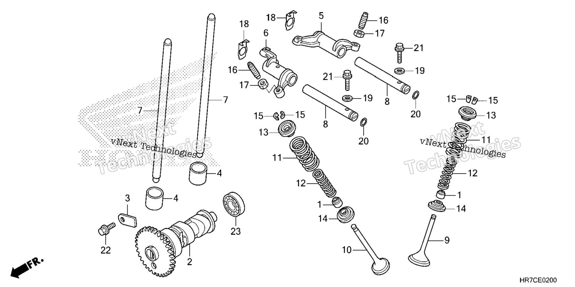 CAMSHAFT / клапан