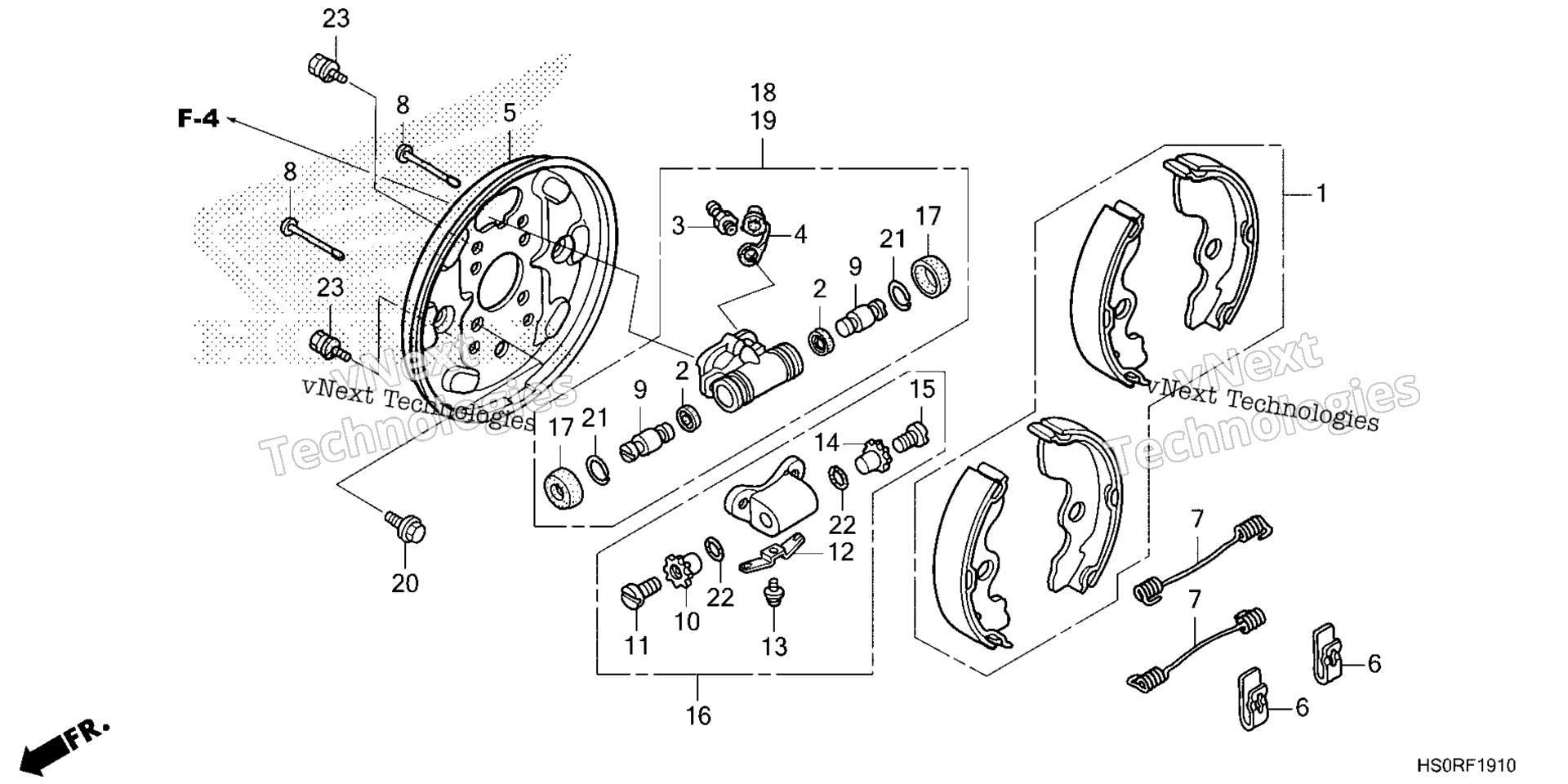 Передняя часть BRAKE PANEL