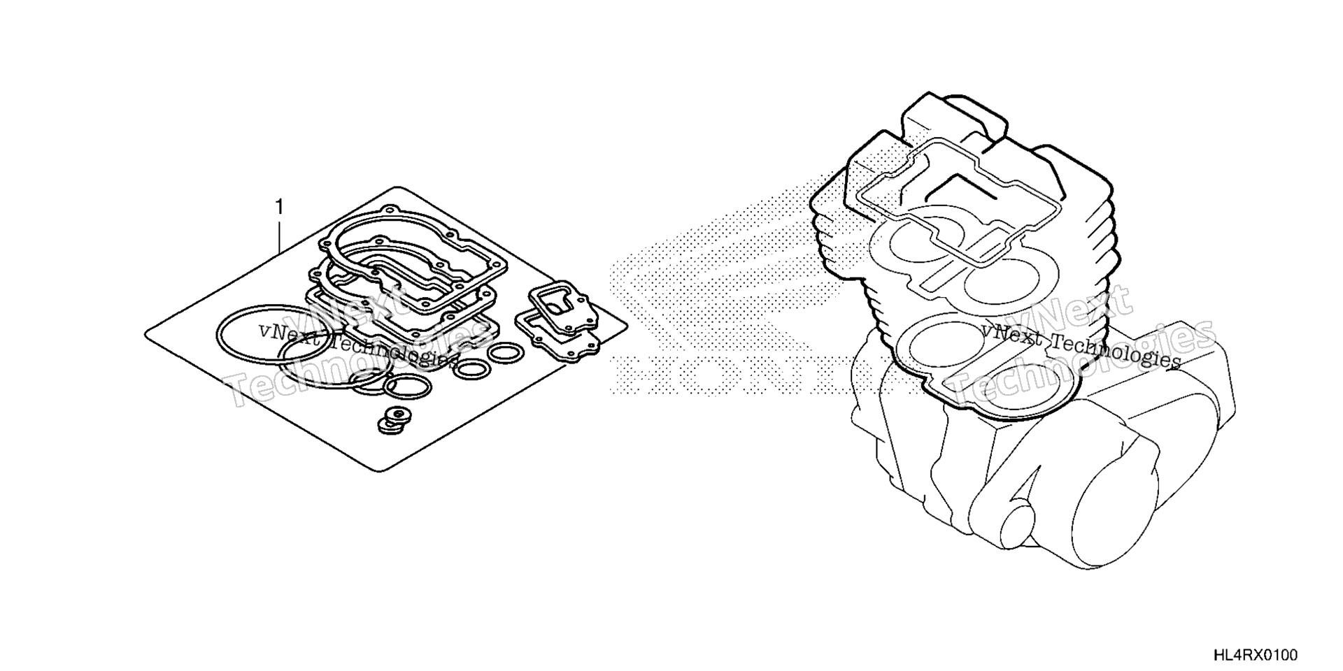 GASKET комплект A