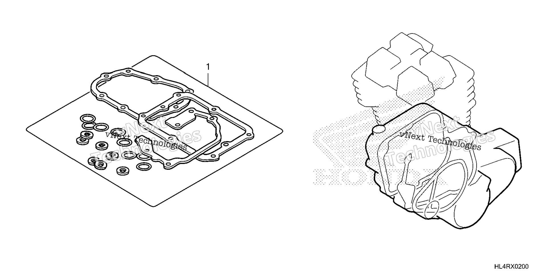 GASKET комплект B