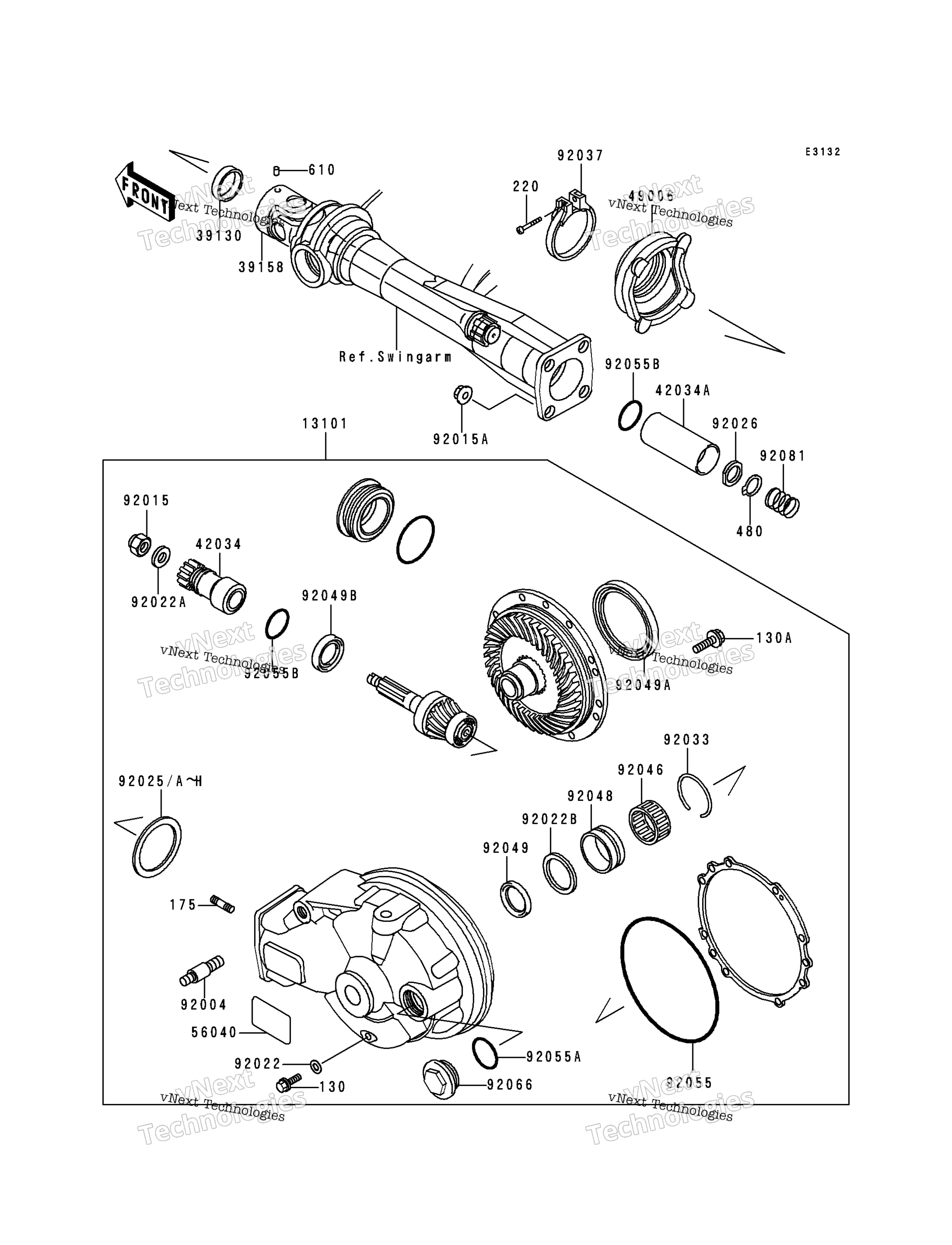 Привод Shaft/Final Gear