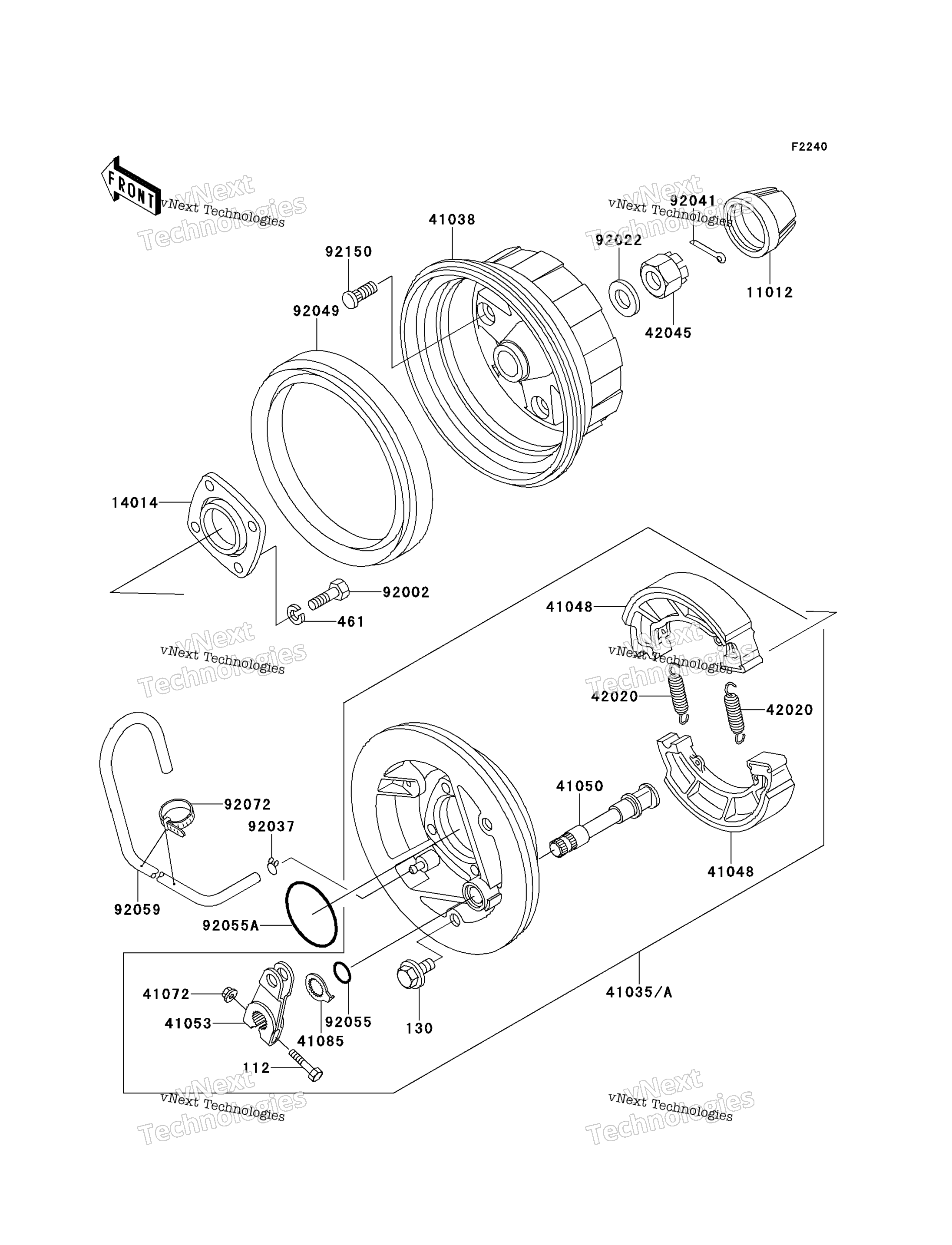 задний Hub