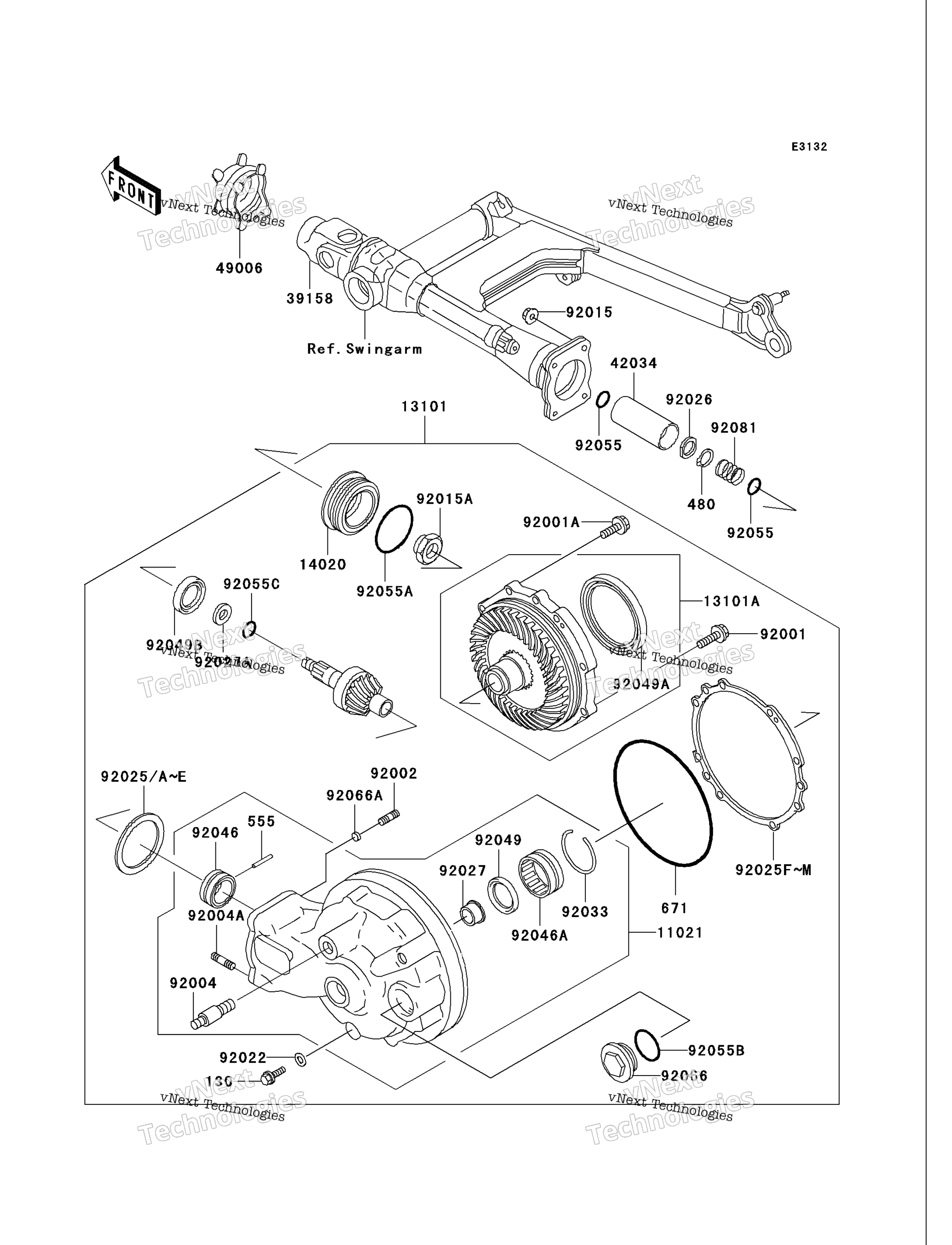 Привод Shaft/Final Gear
