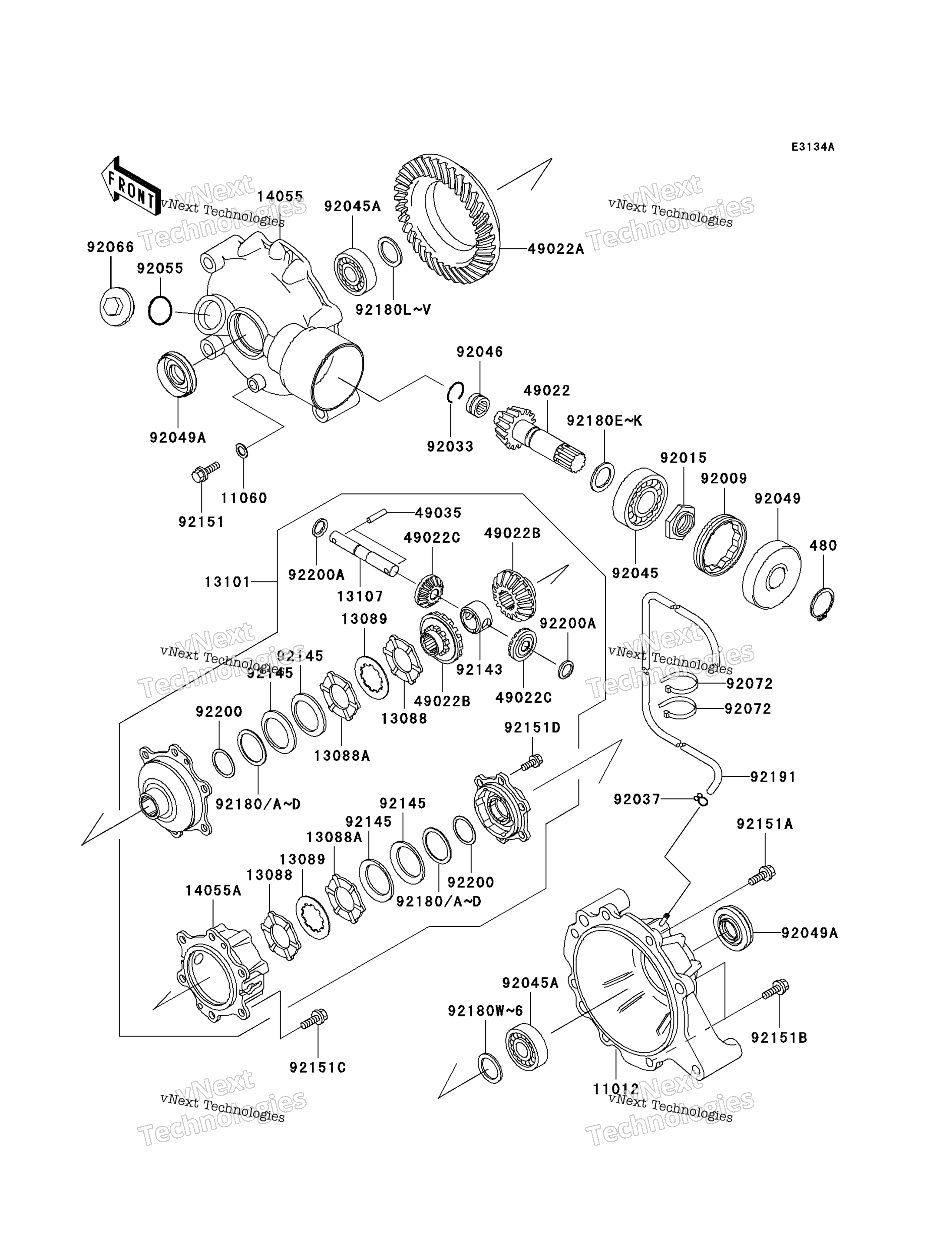 Приводной вал (Differential)