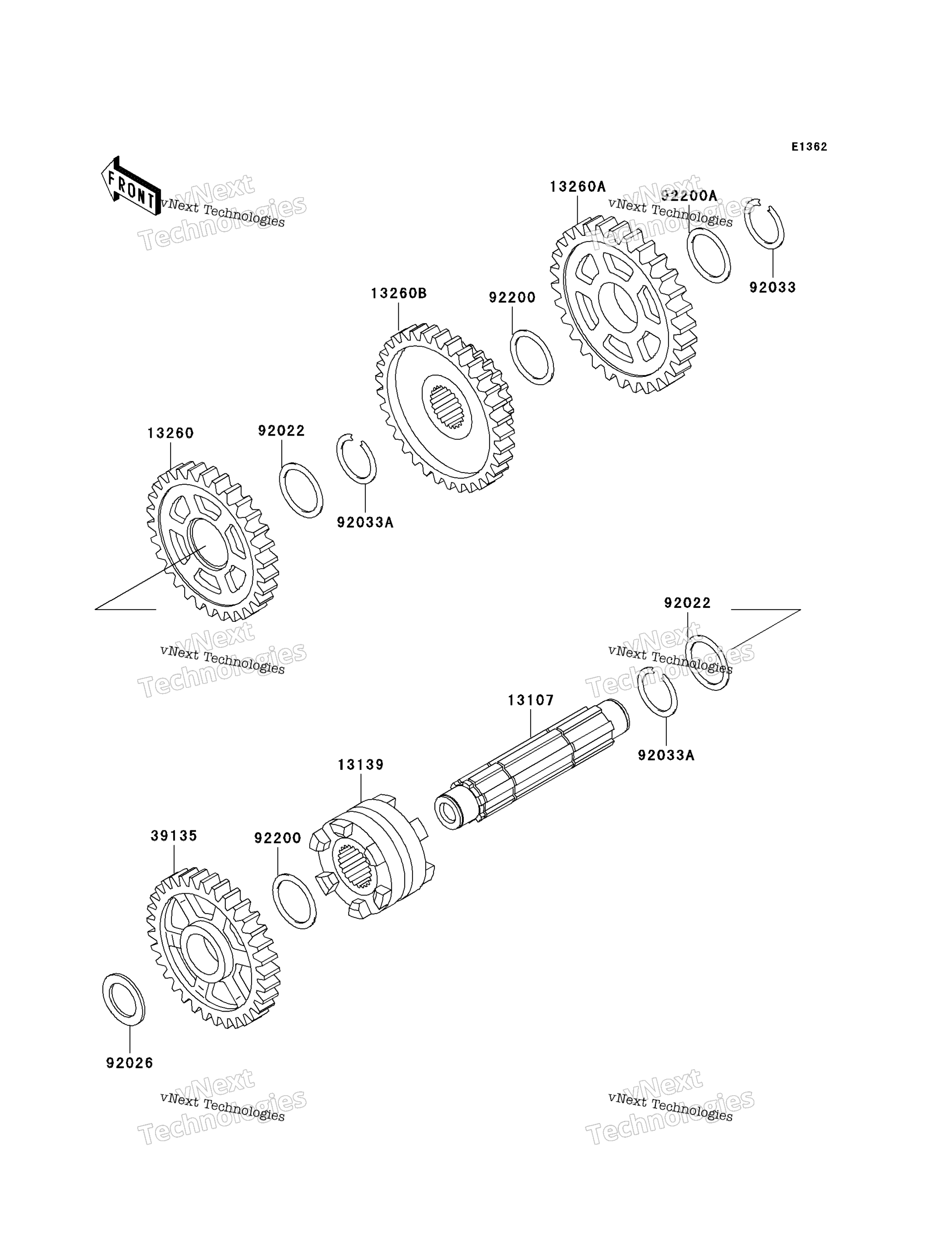 передача Change Drum / Shift Fork(S)