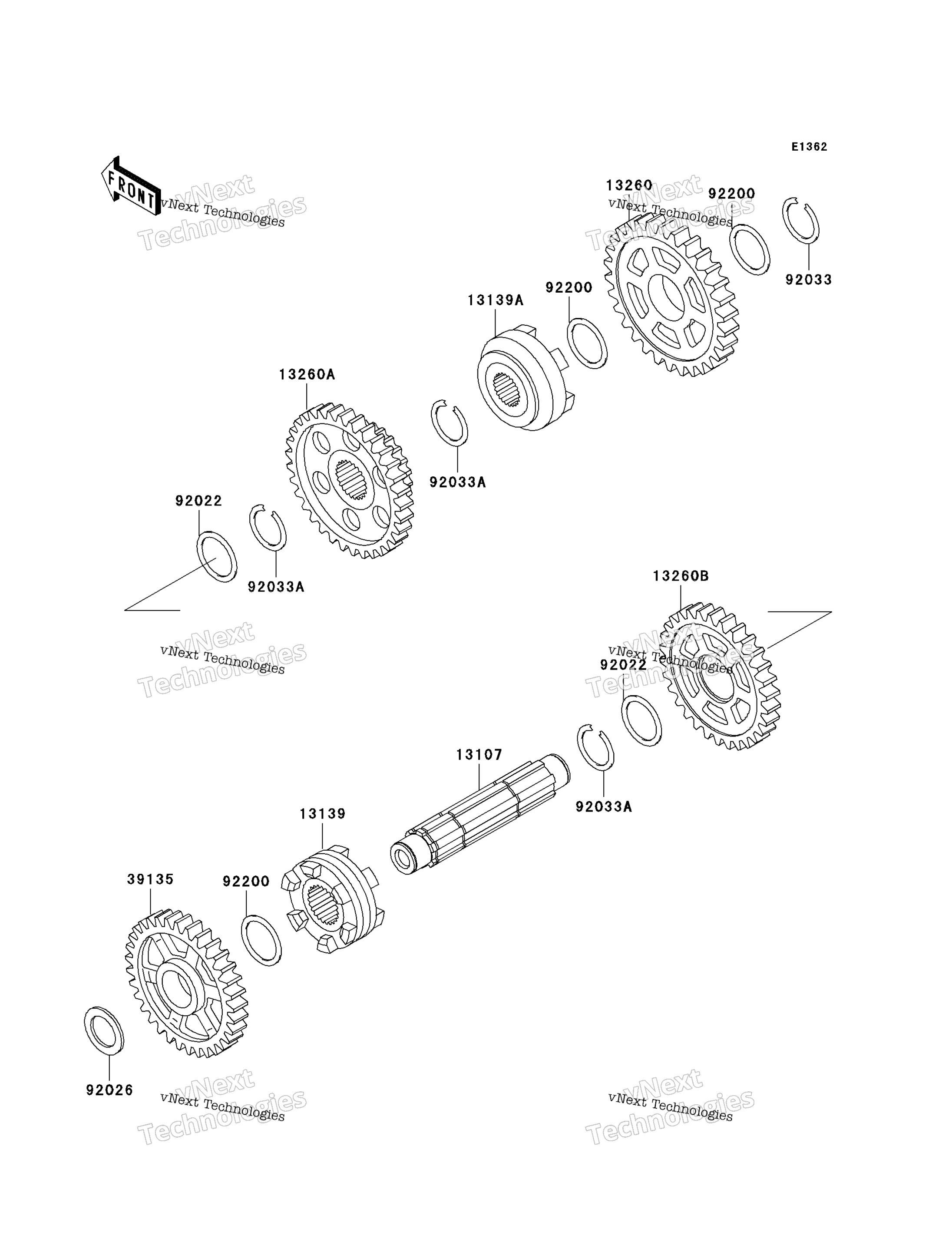 передача Change Drum / Shift Fork(S)