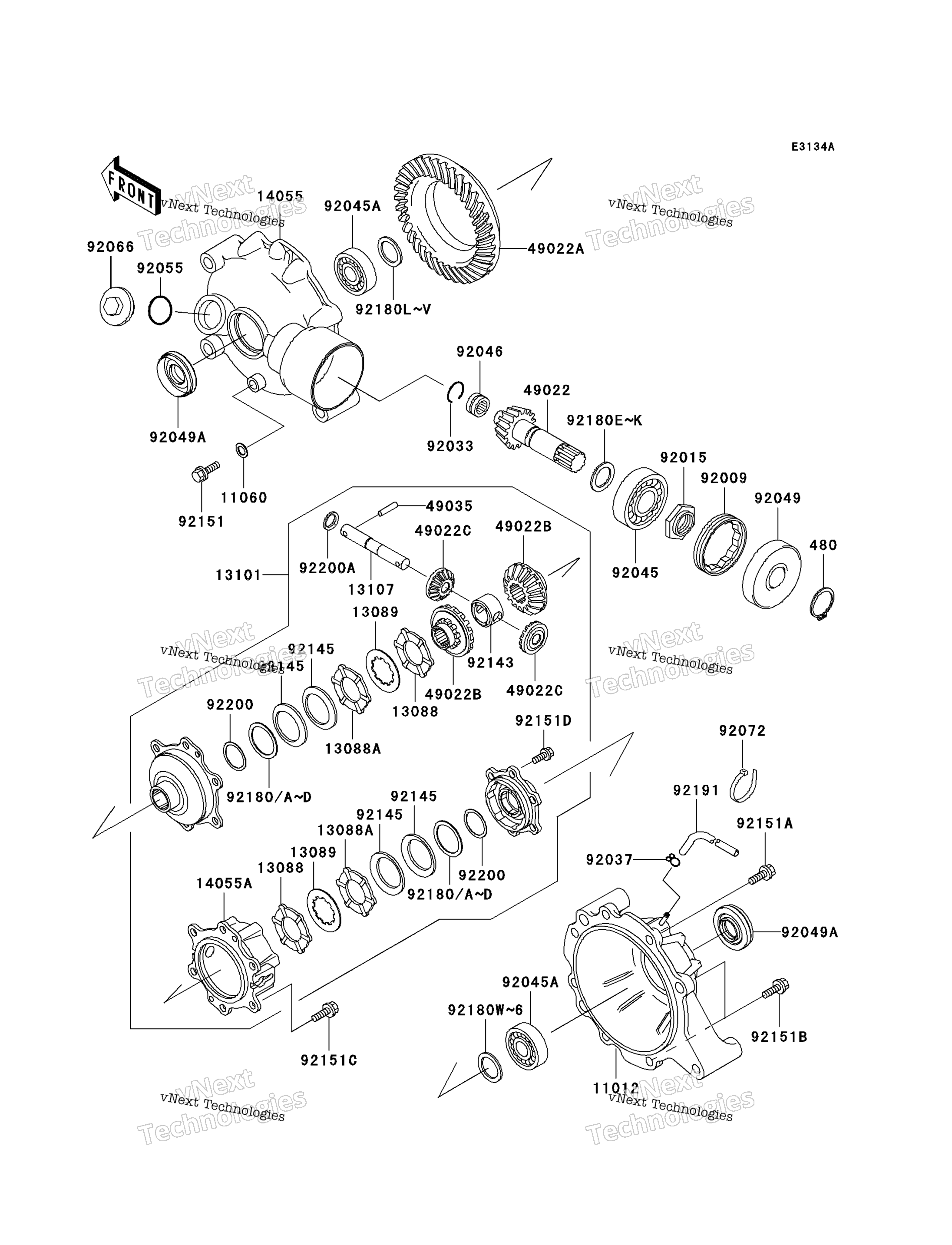 Приводной вал (Differential)