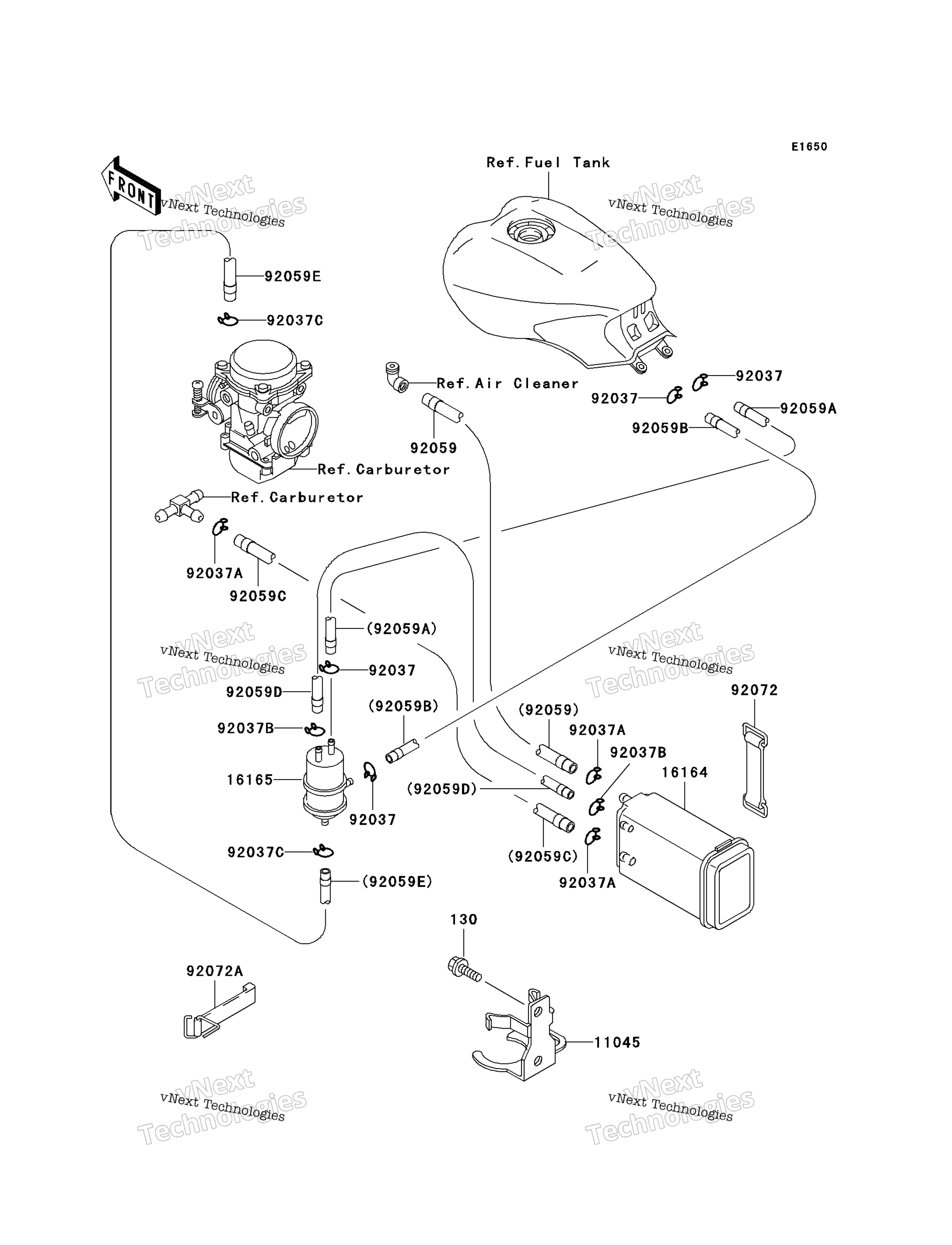 топливный Evaporative System (Ca)