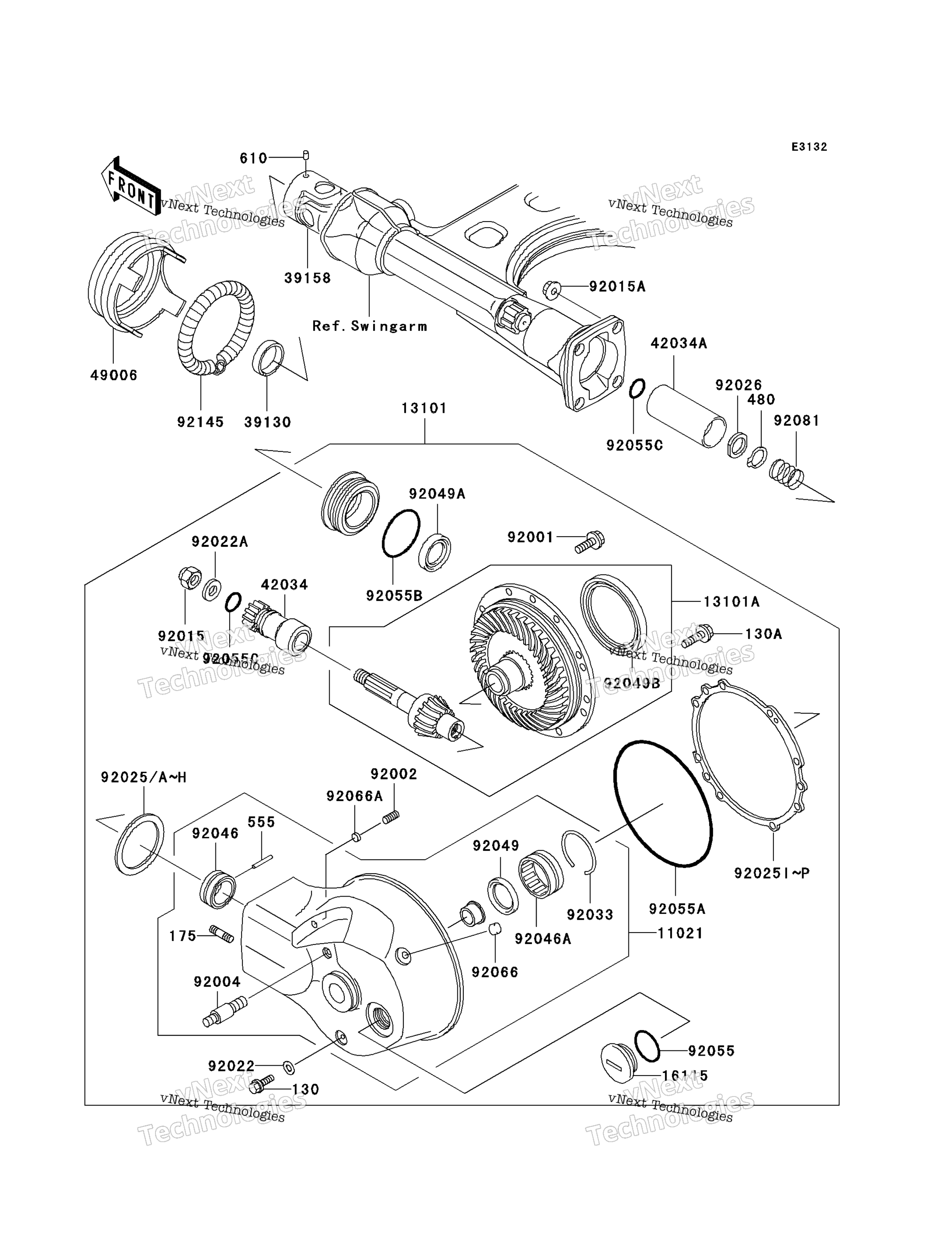 Привод Shaft/Final Gear