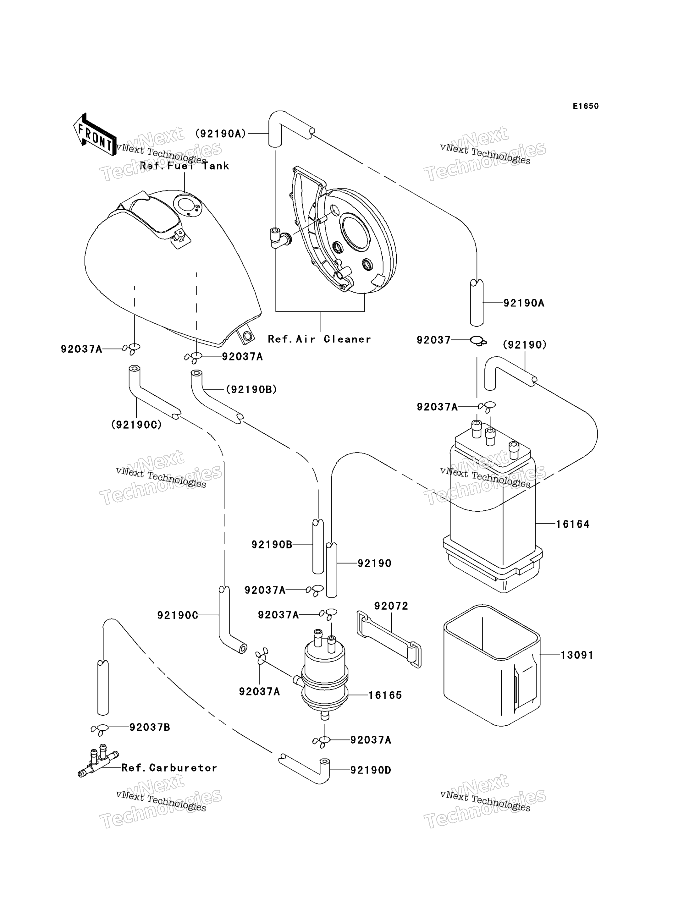топливный Evaporative System (Ca)