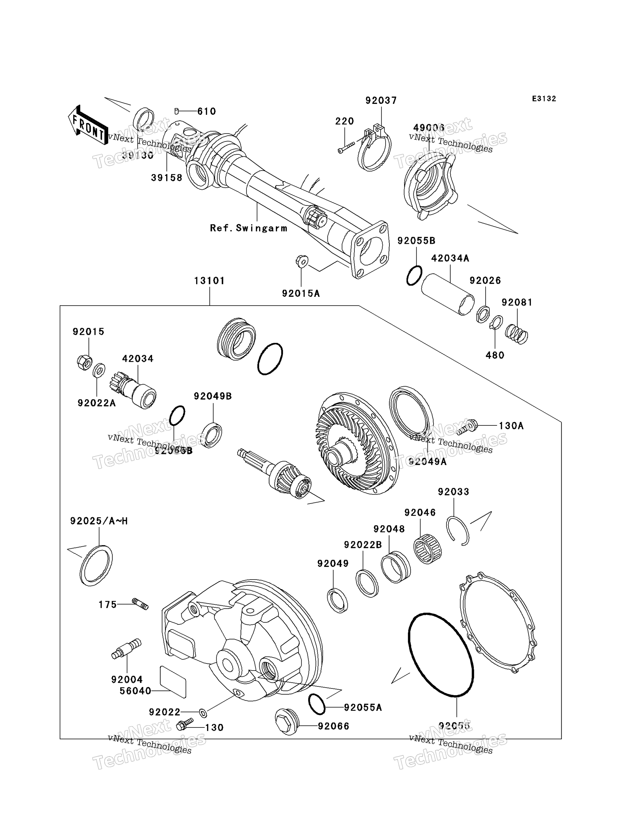 Привод Shaft/Final Gear