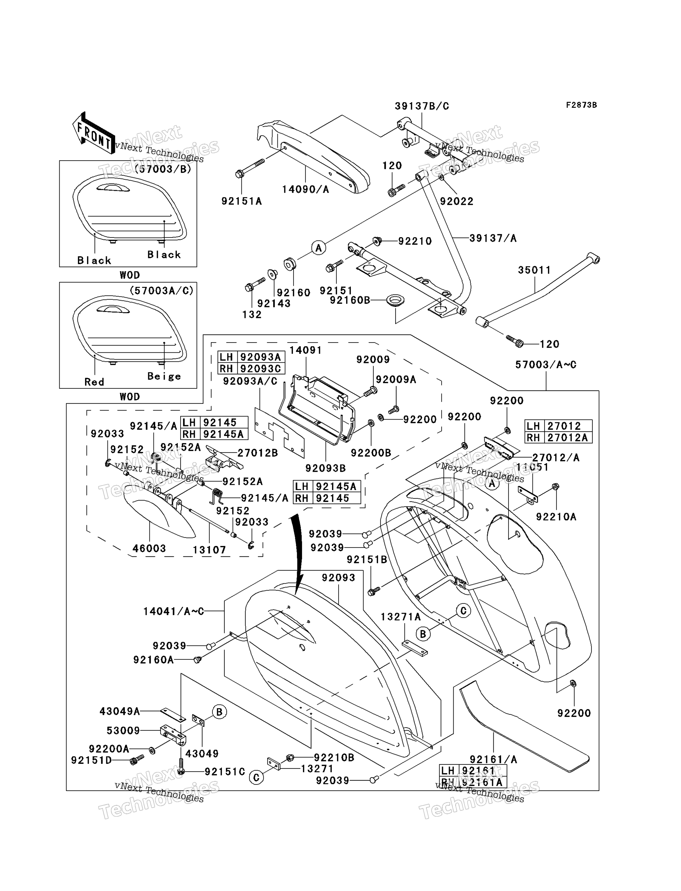 Saddlebags (Vn1500 L4)
