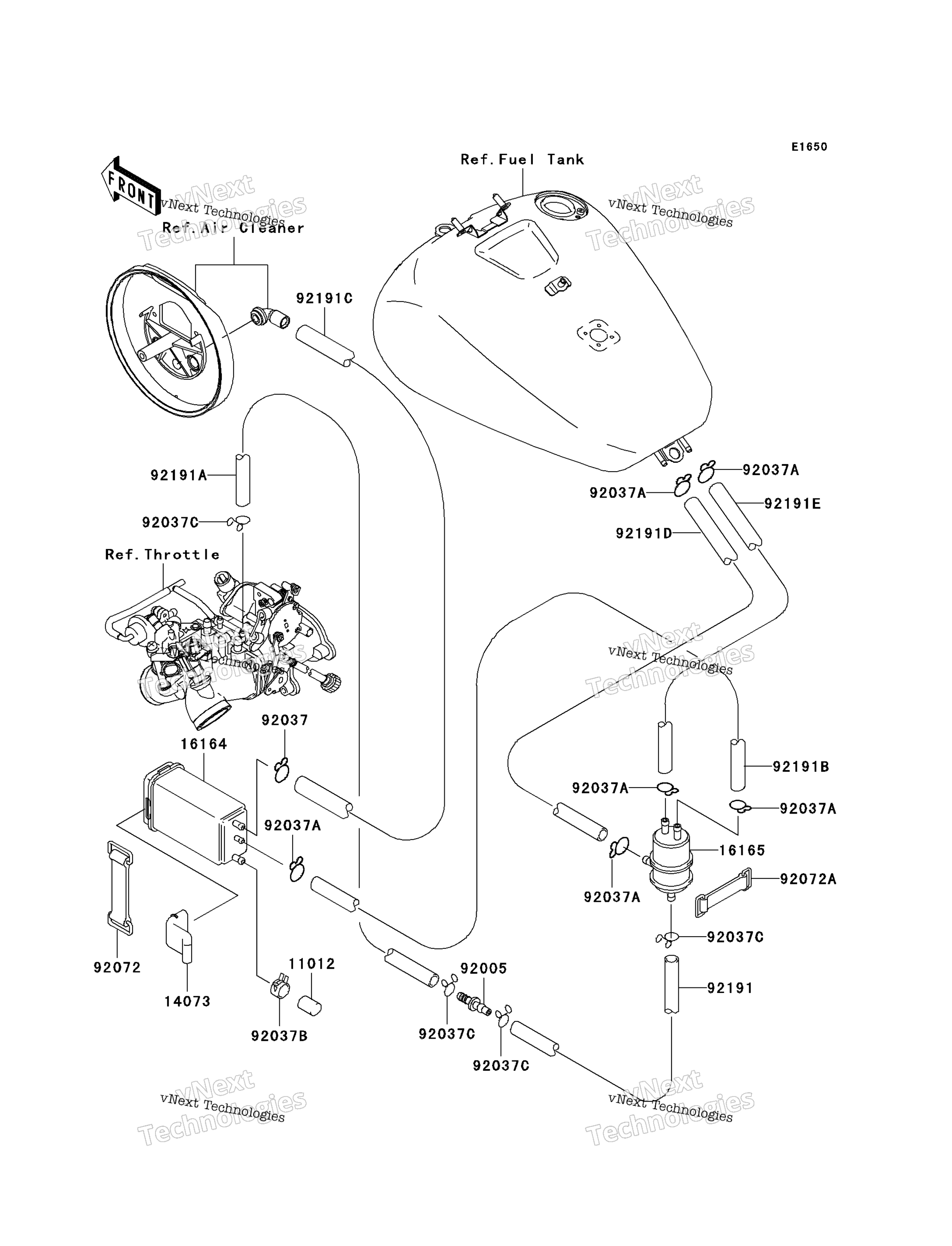 топливный Evaporative System (Ca)