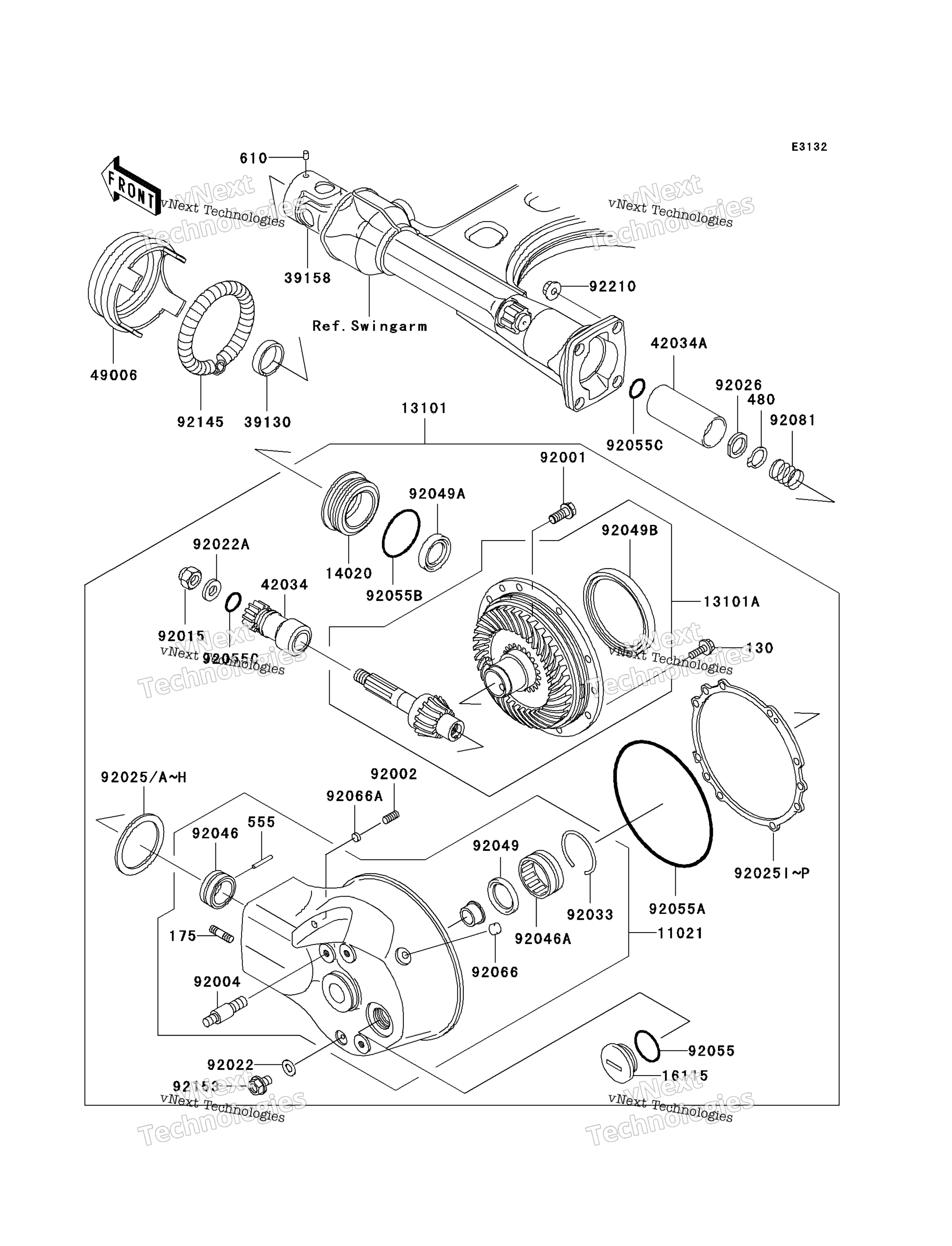 Привод Shaft/Final Gear