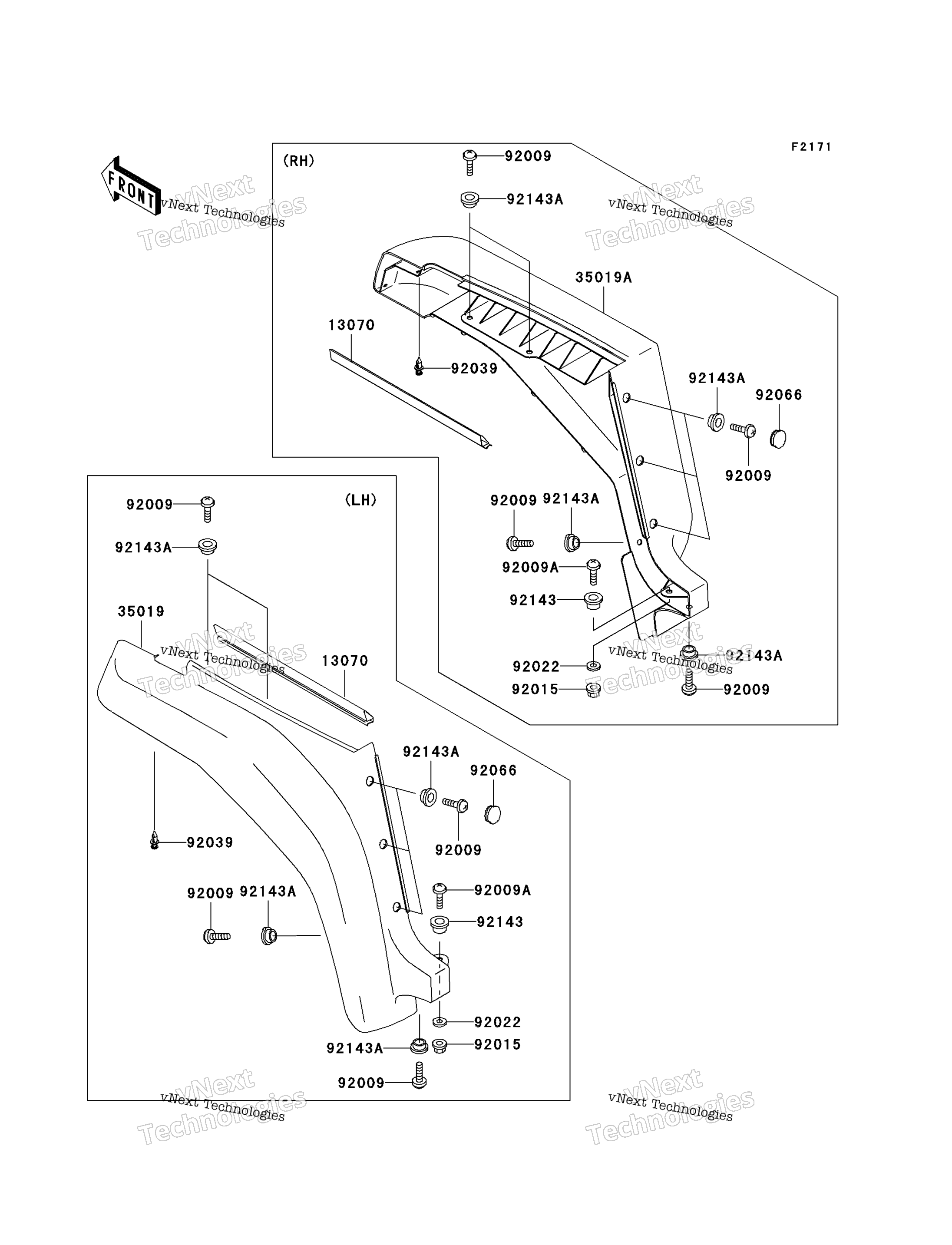 Передняя часть Fender(S)(Kaf620-G1)