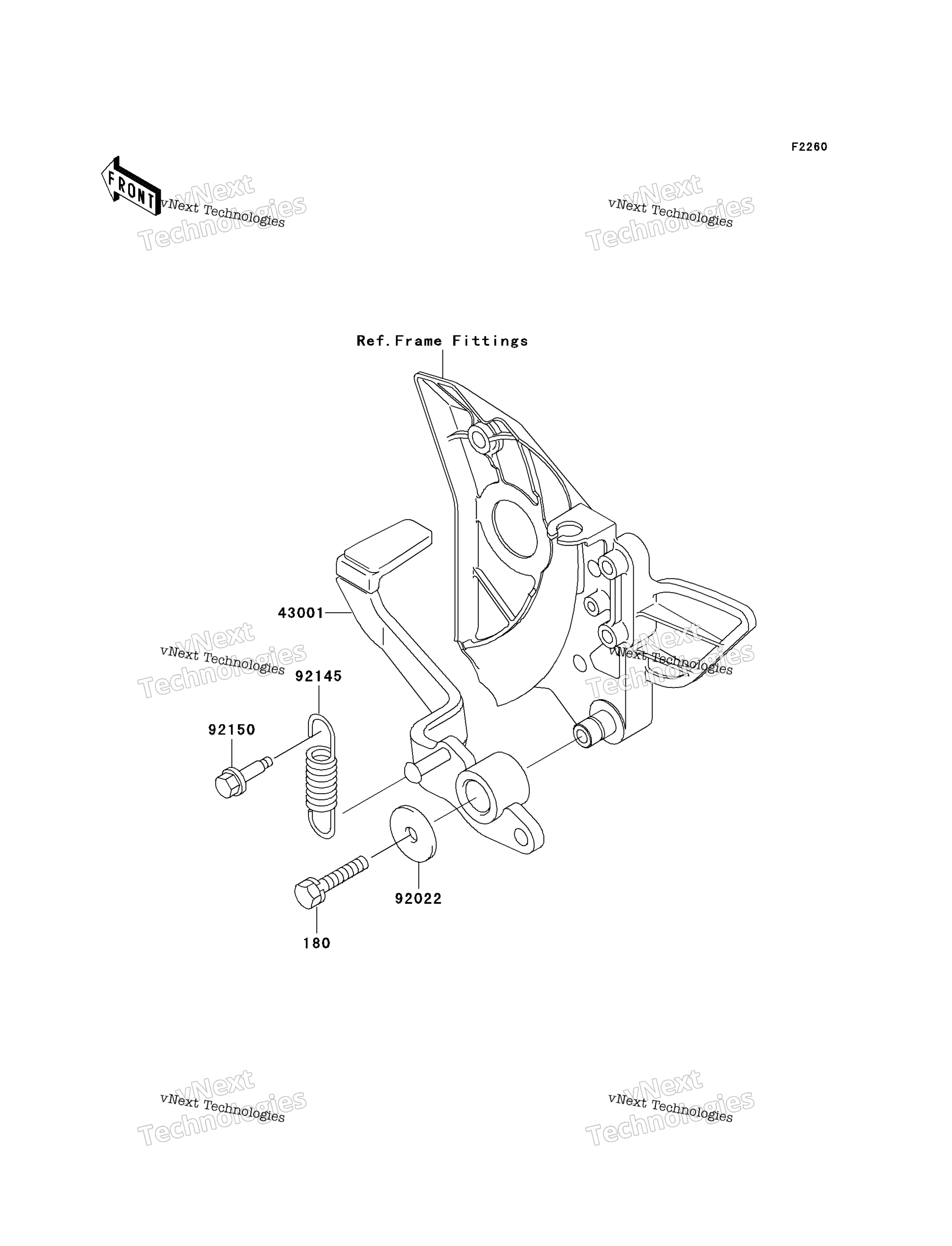 Тормоз Pedal/Torque Link