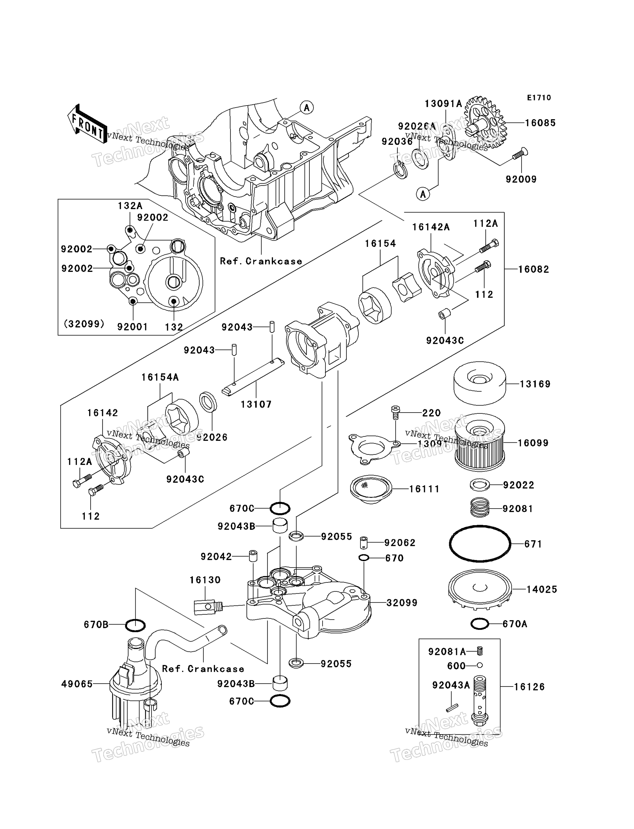 масляный насос / масляный фильтр