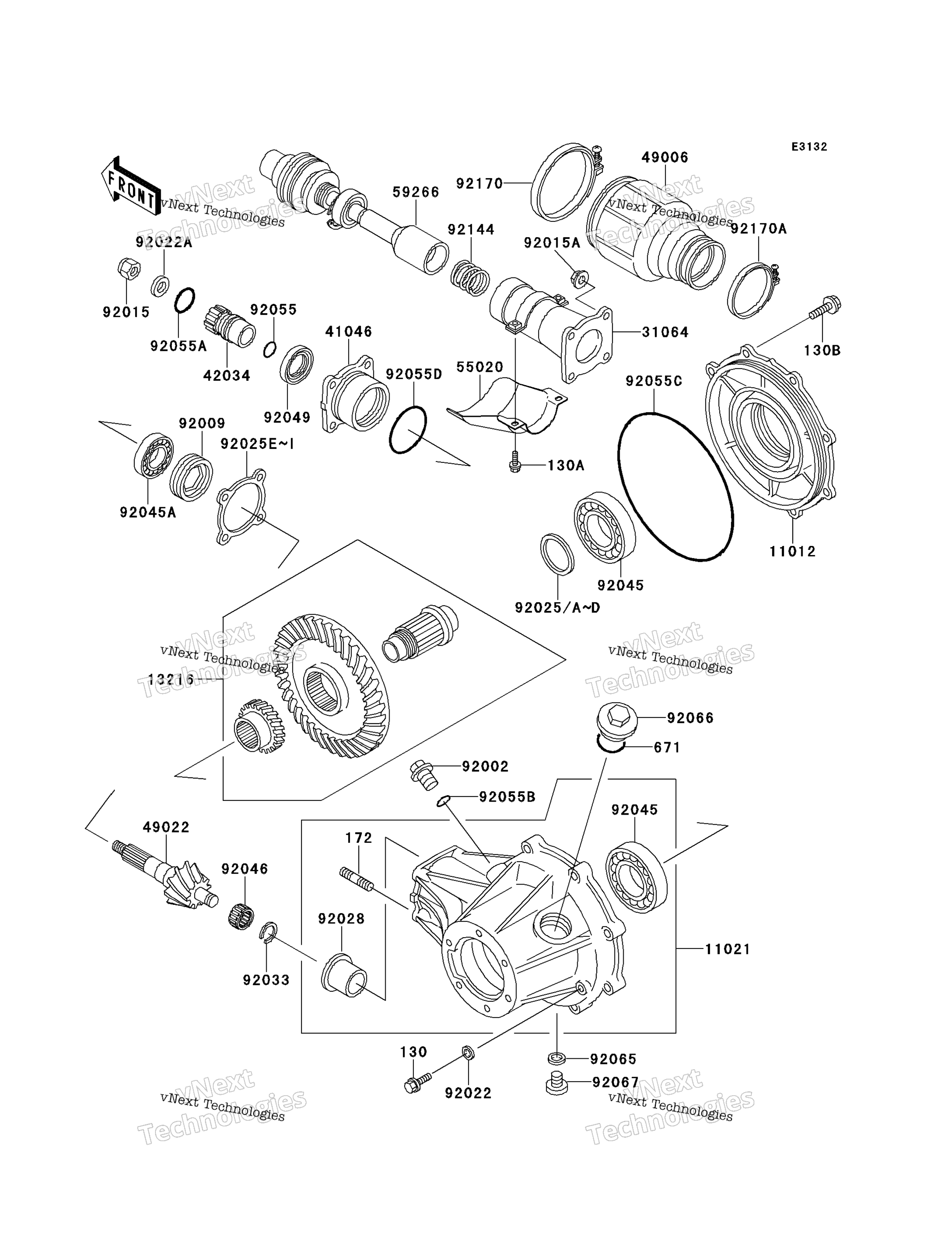 Привод Shaft/Final Gear