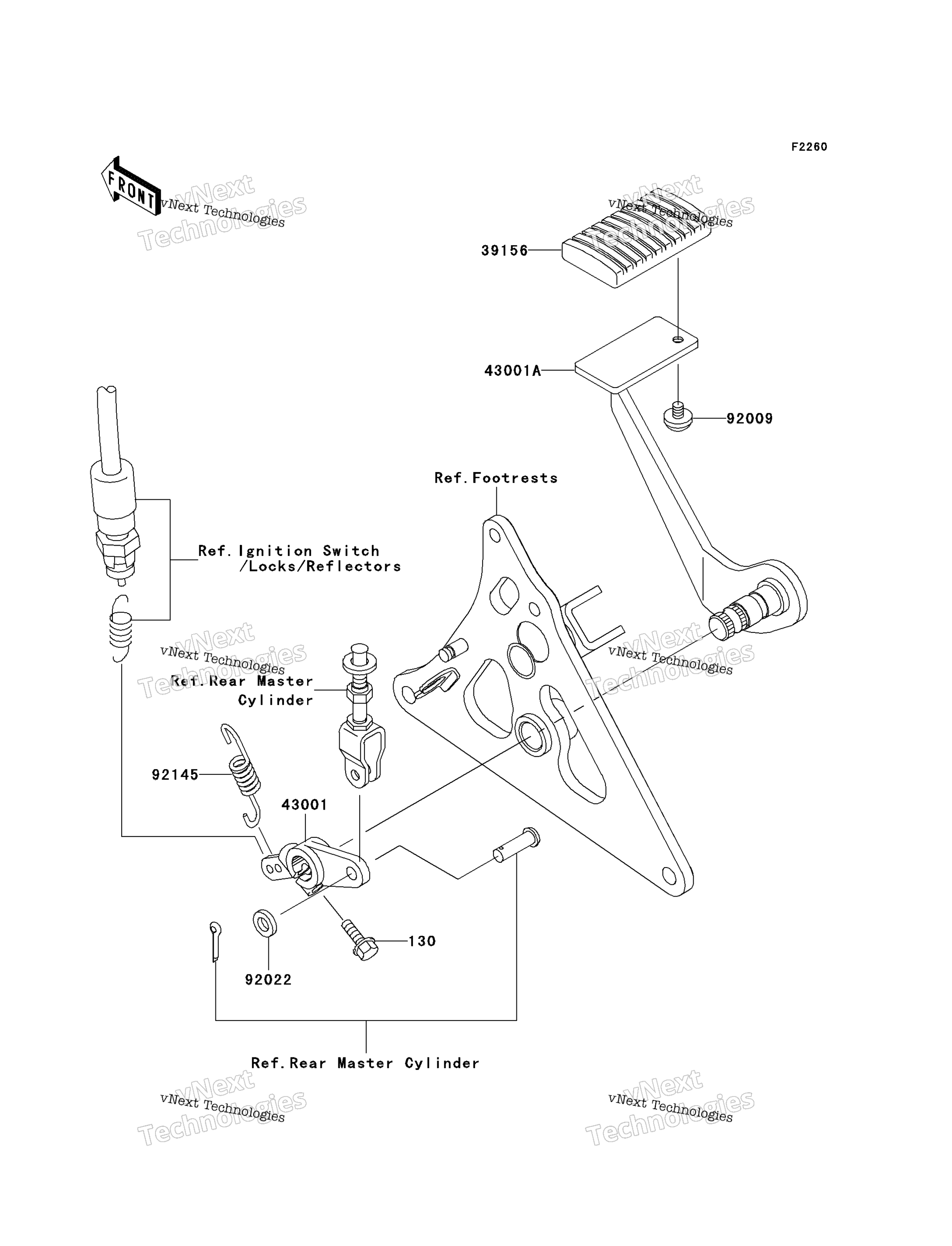 Тормоз Pedal/Torque Link