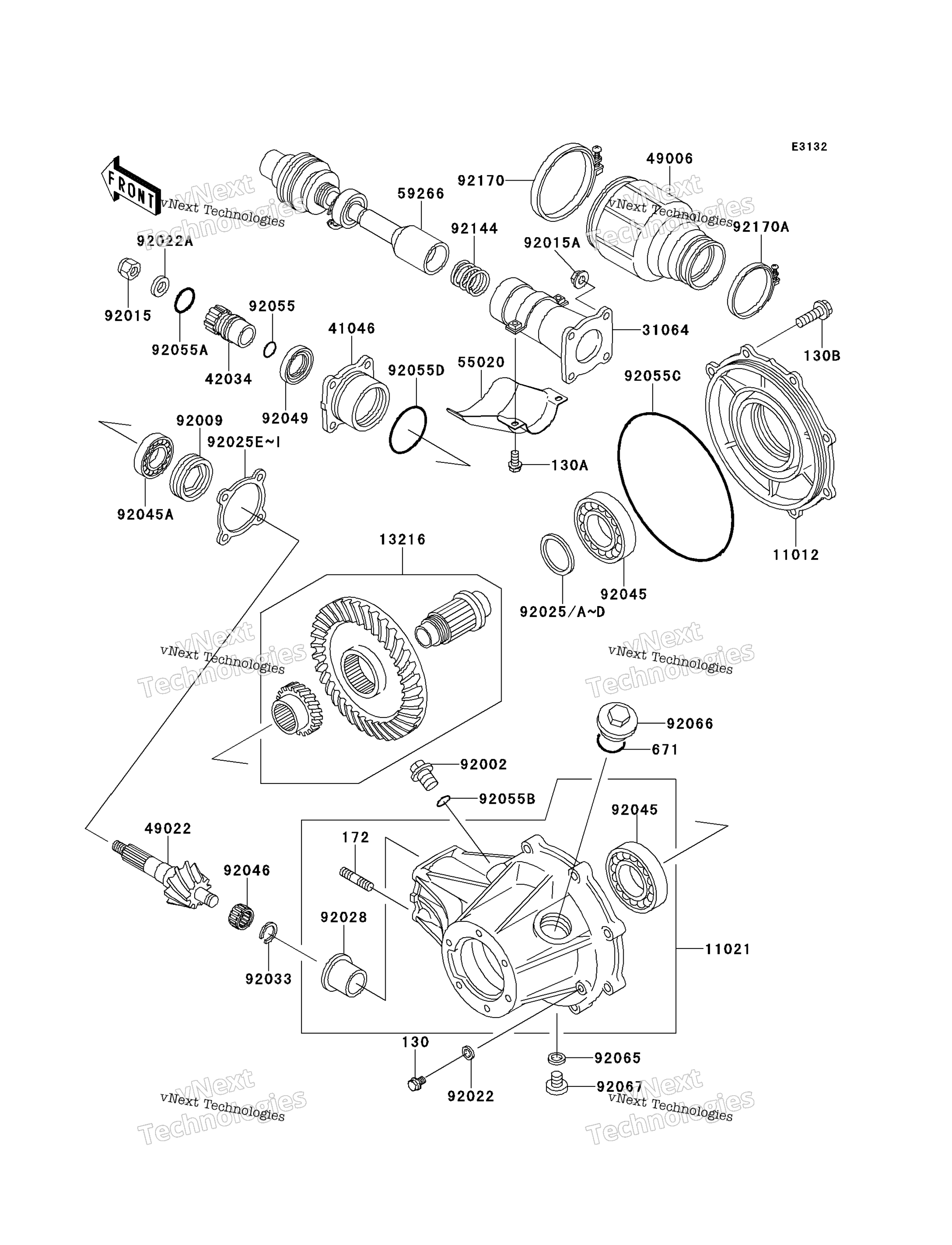 Привод Shaft/Final Gear