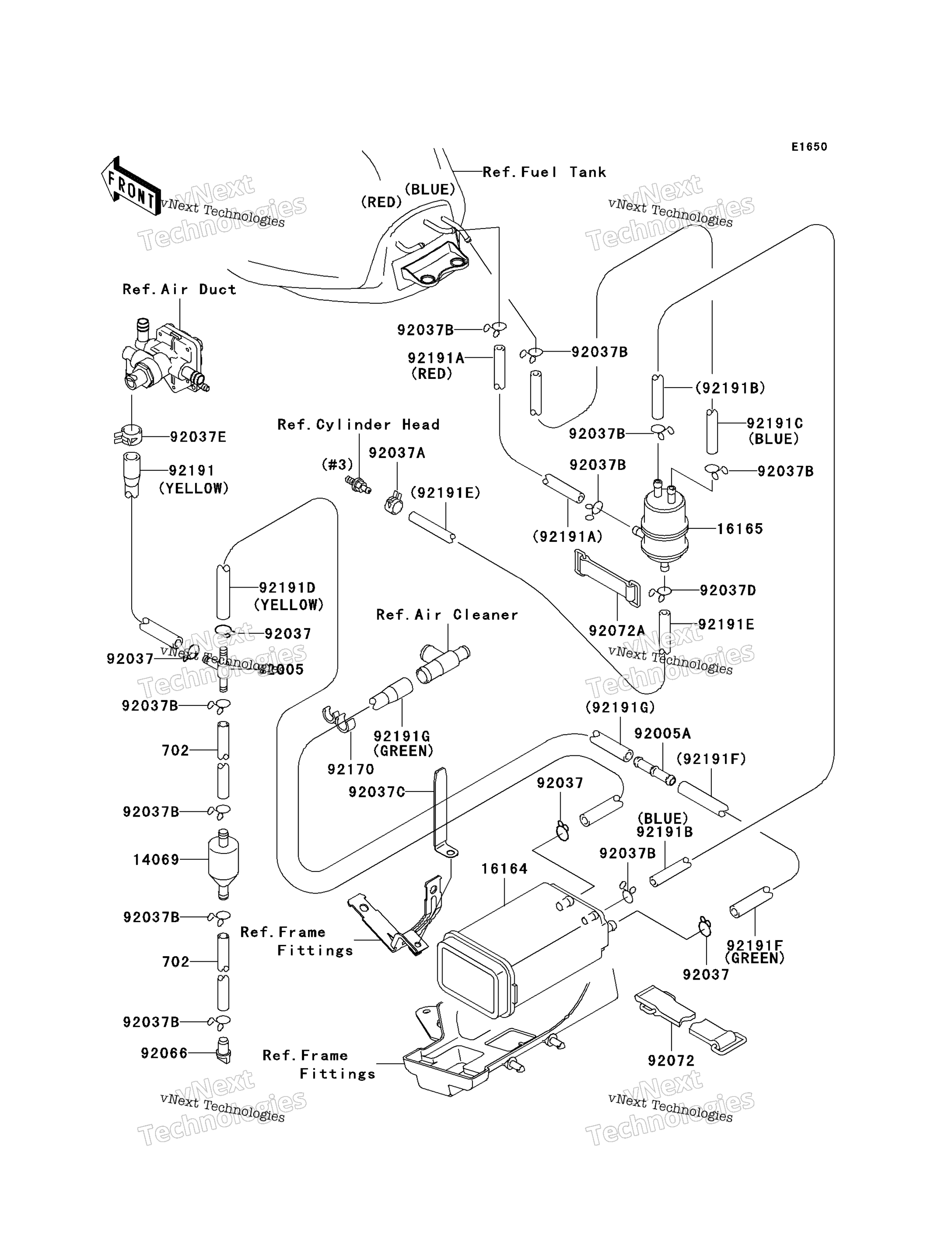 топливный Evaporative System (Ca)