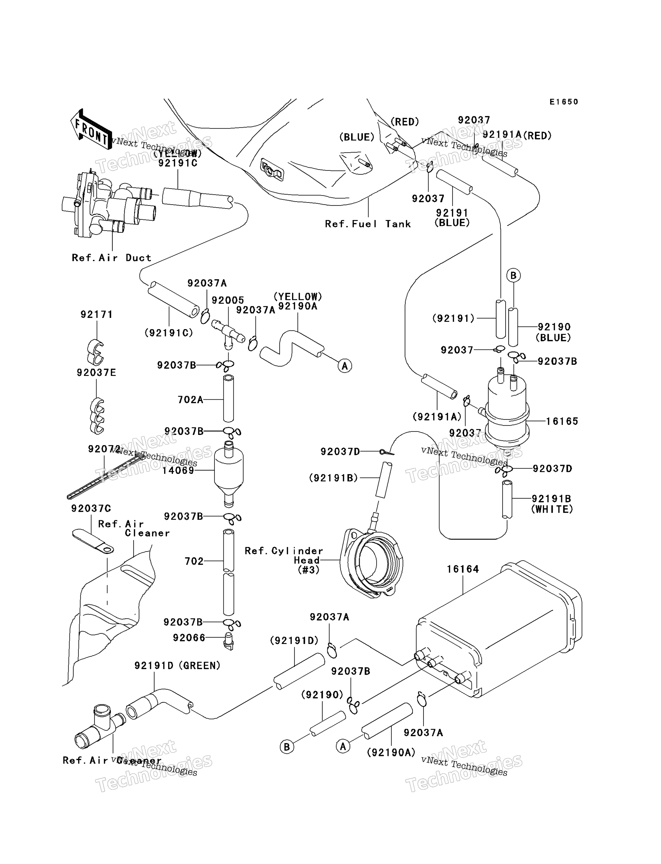 топливный Evaporative System (Ca)